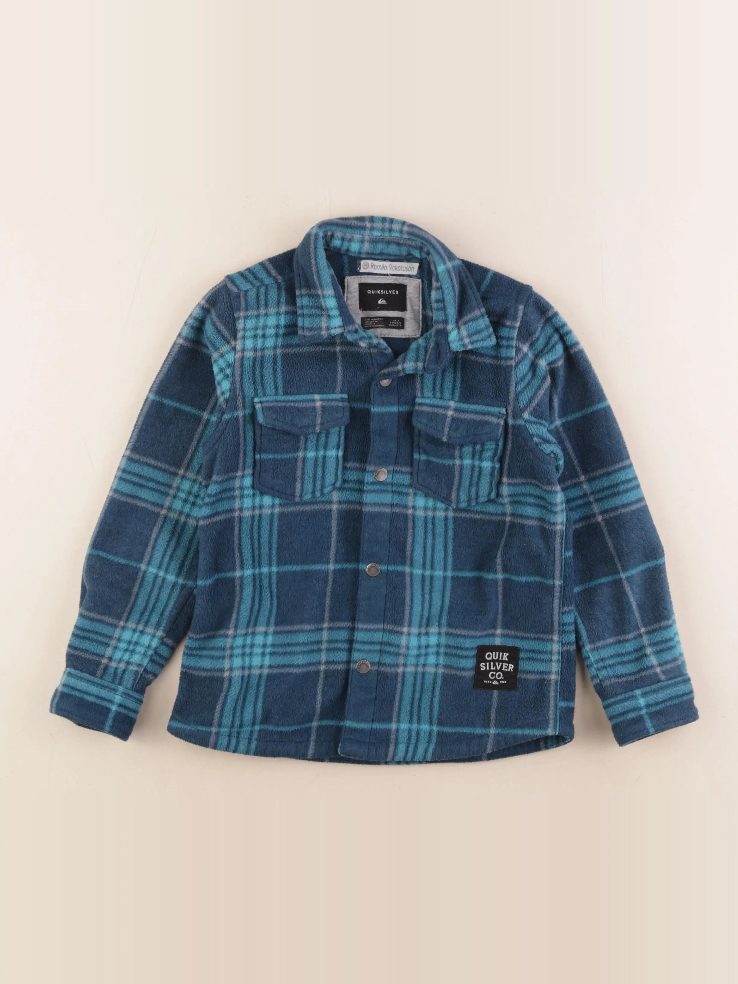 Quiksilver - chemise bleu - 5 ans