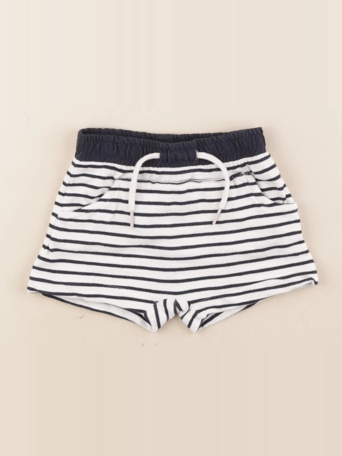 Vertbaudet - short bleu - 12 mois