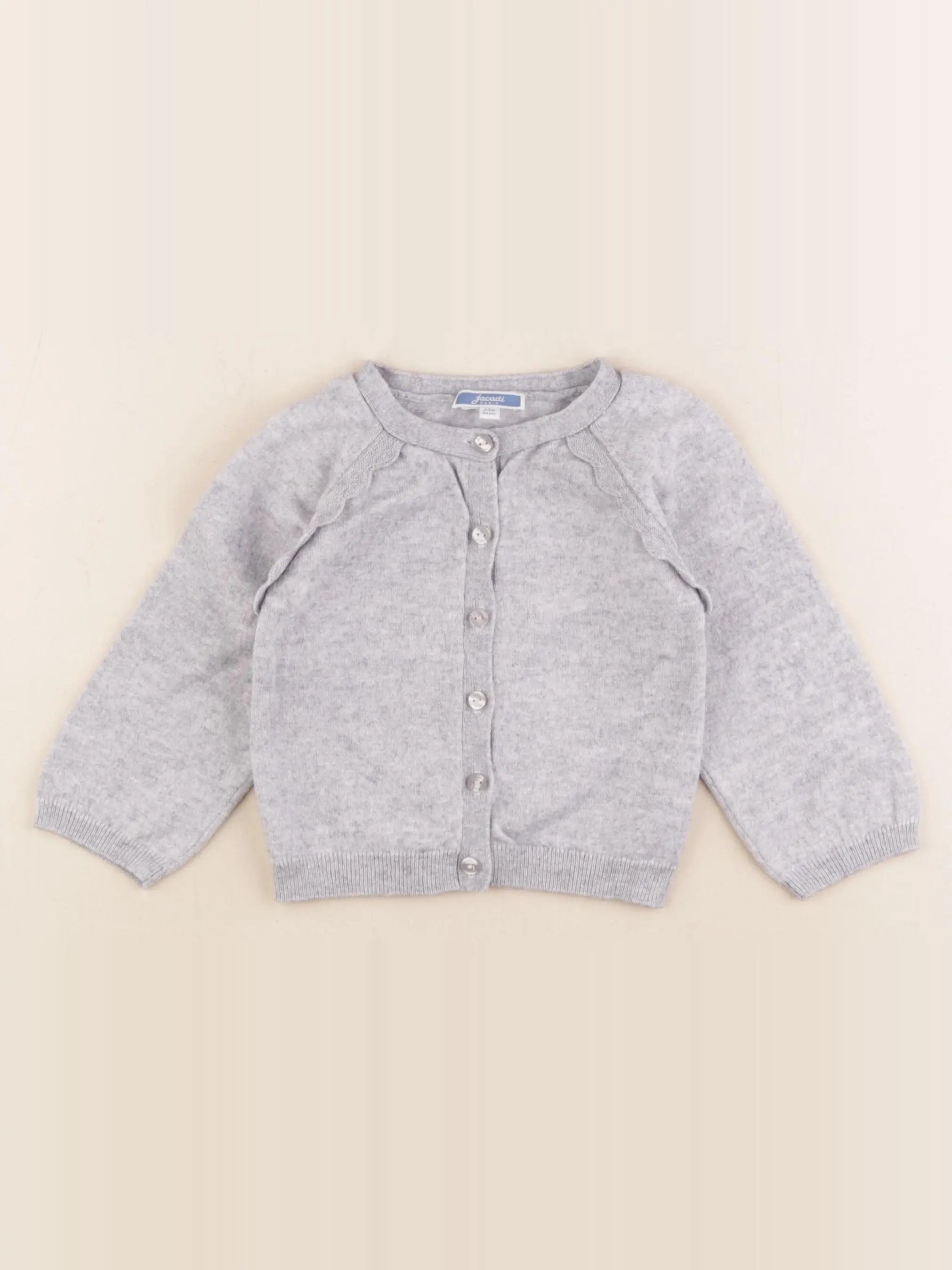 Jacadi - gilet gris - 24 mois