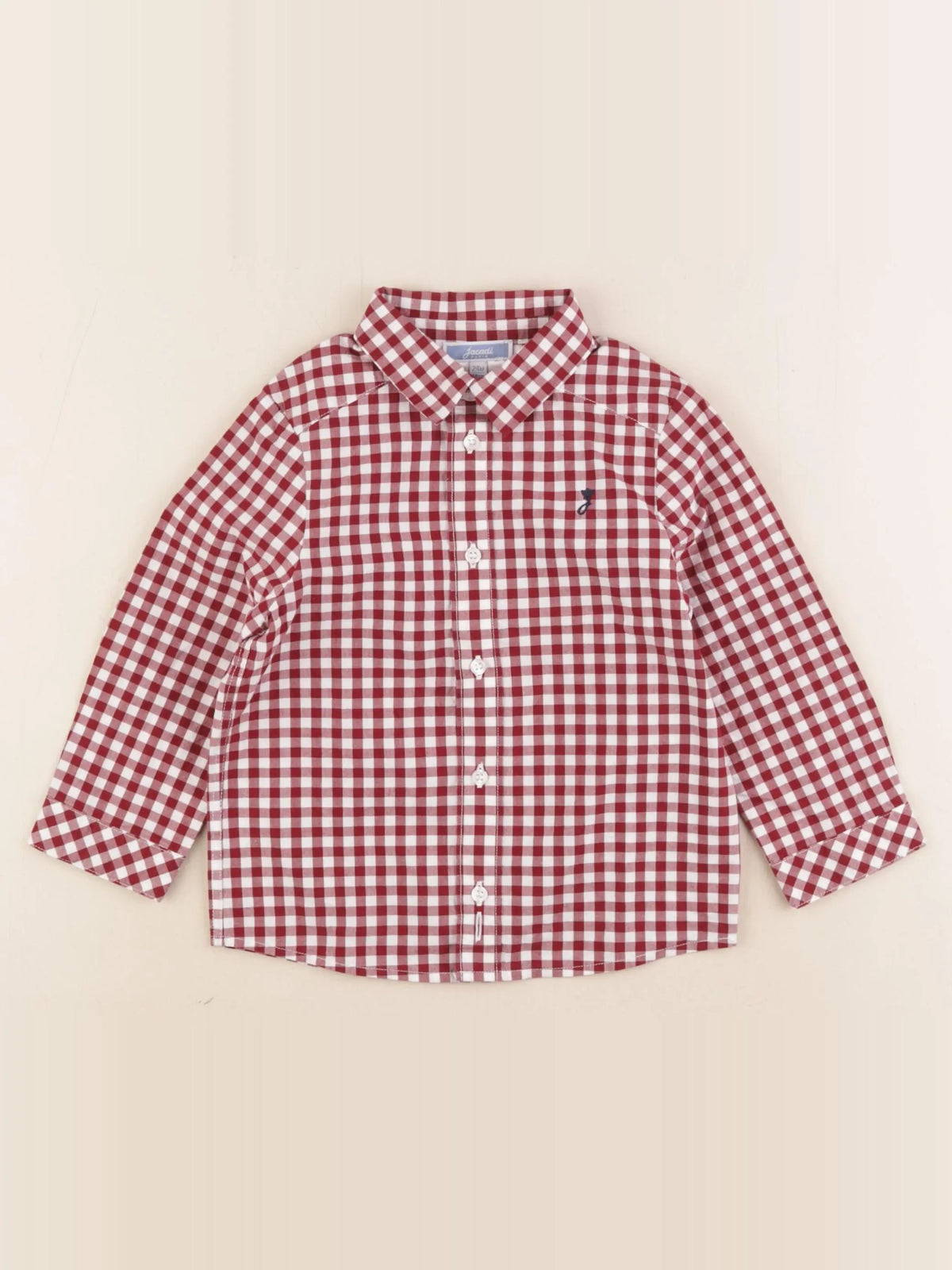 Jacadi - chemise rouge - 24 mois