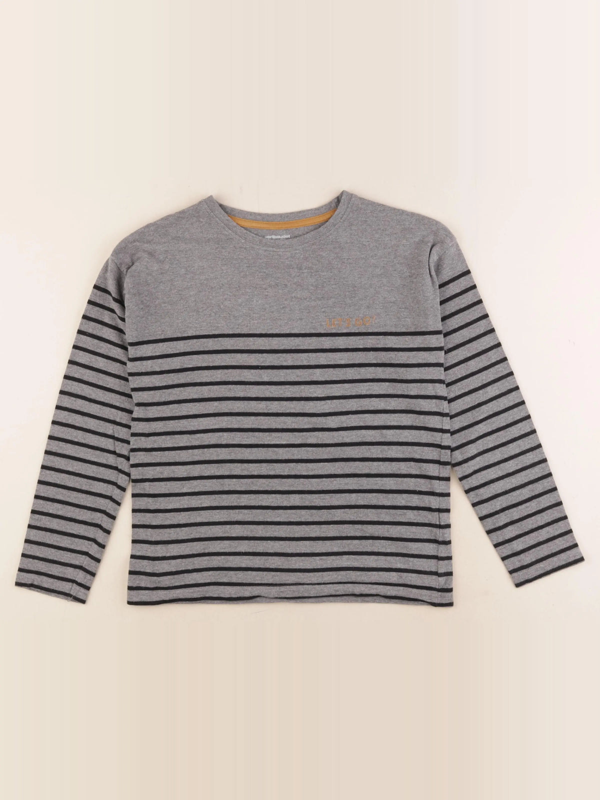 Vertbaudet - tee-shirt gris - 10 ans