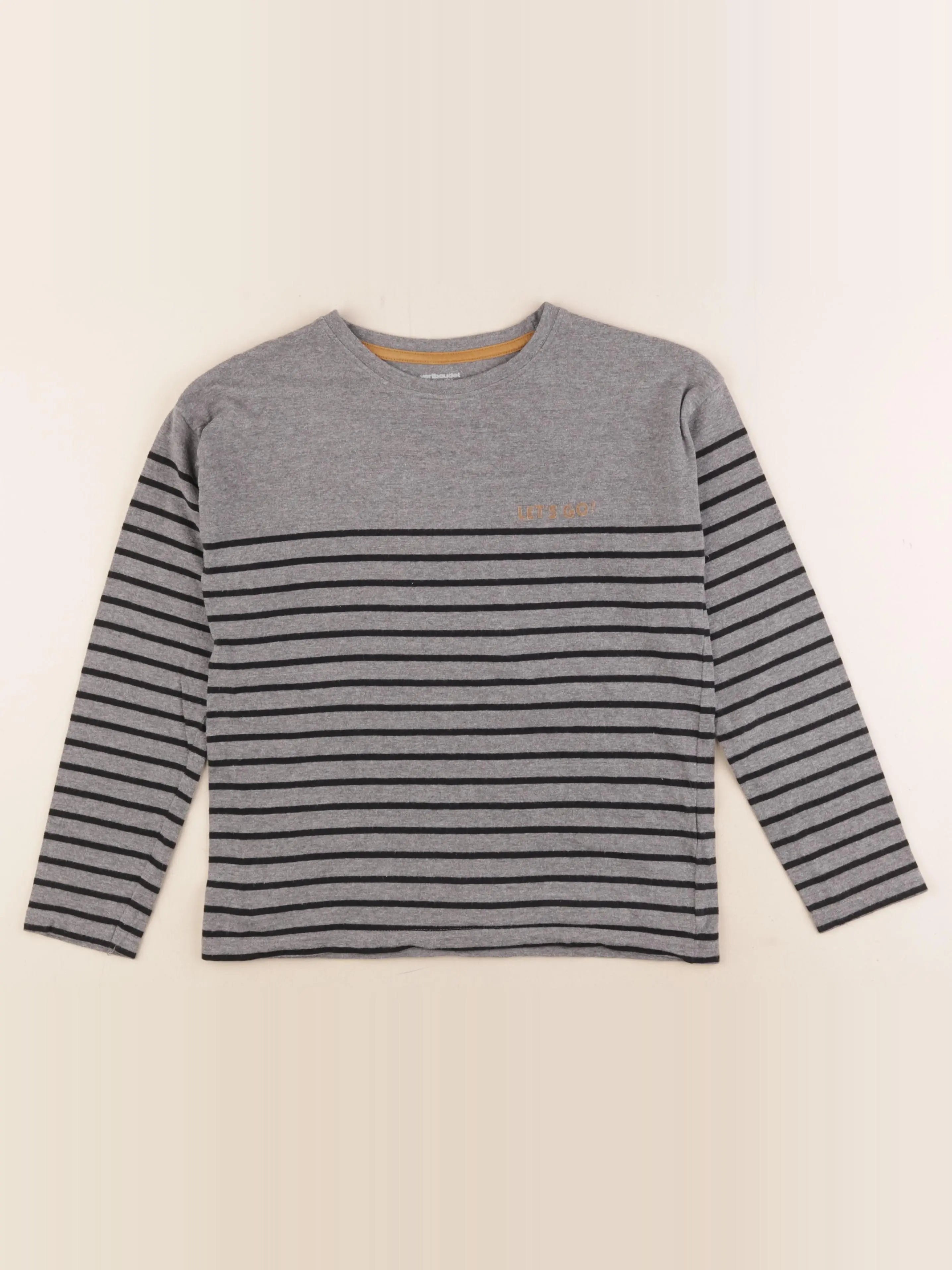Vertbaudet - tee-shirt gris - 10 ans