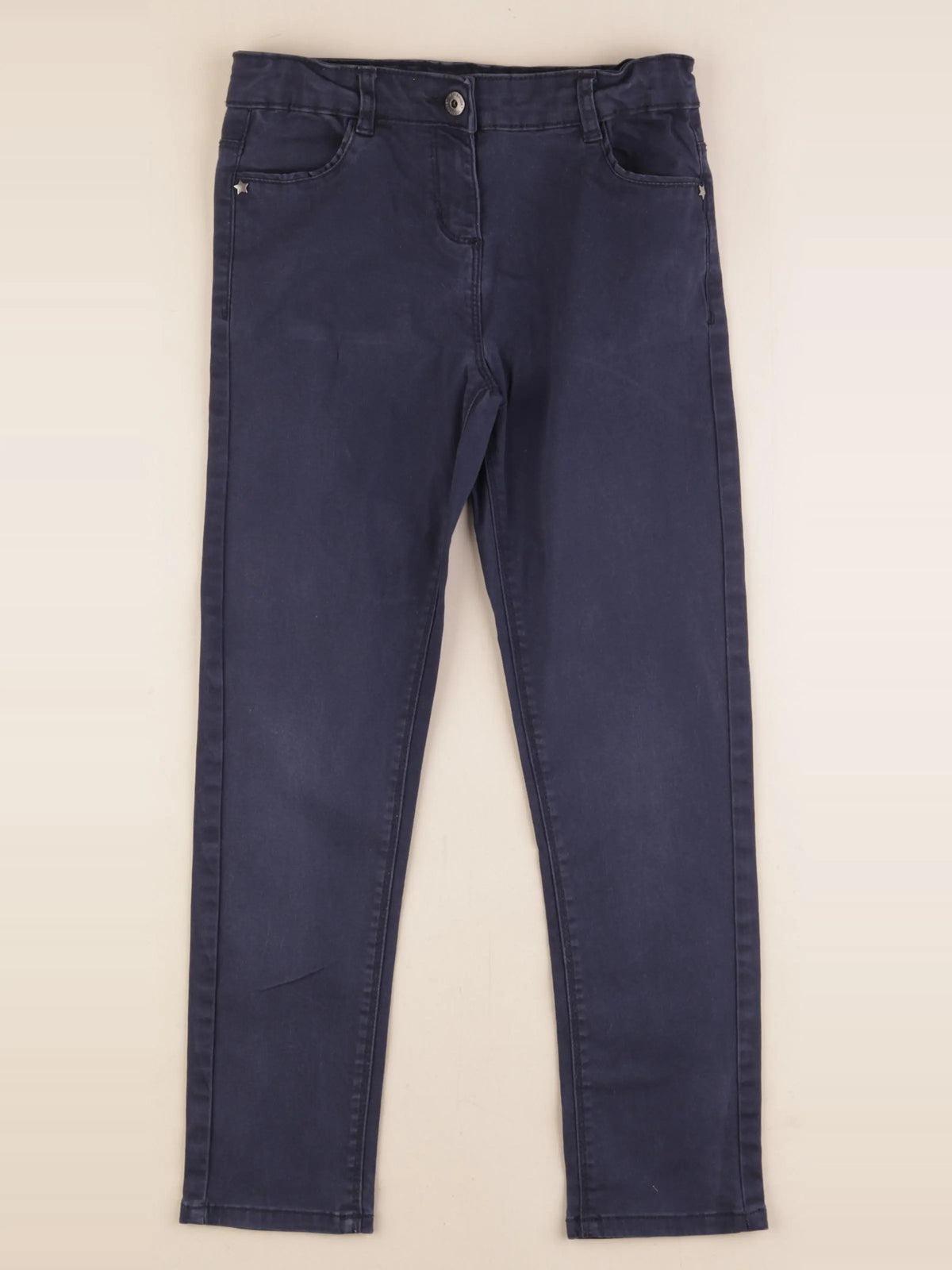 Vertbaudet - pantalon bleu - 9 ans