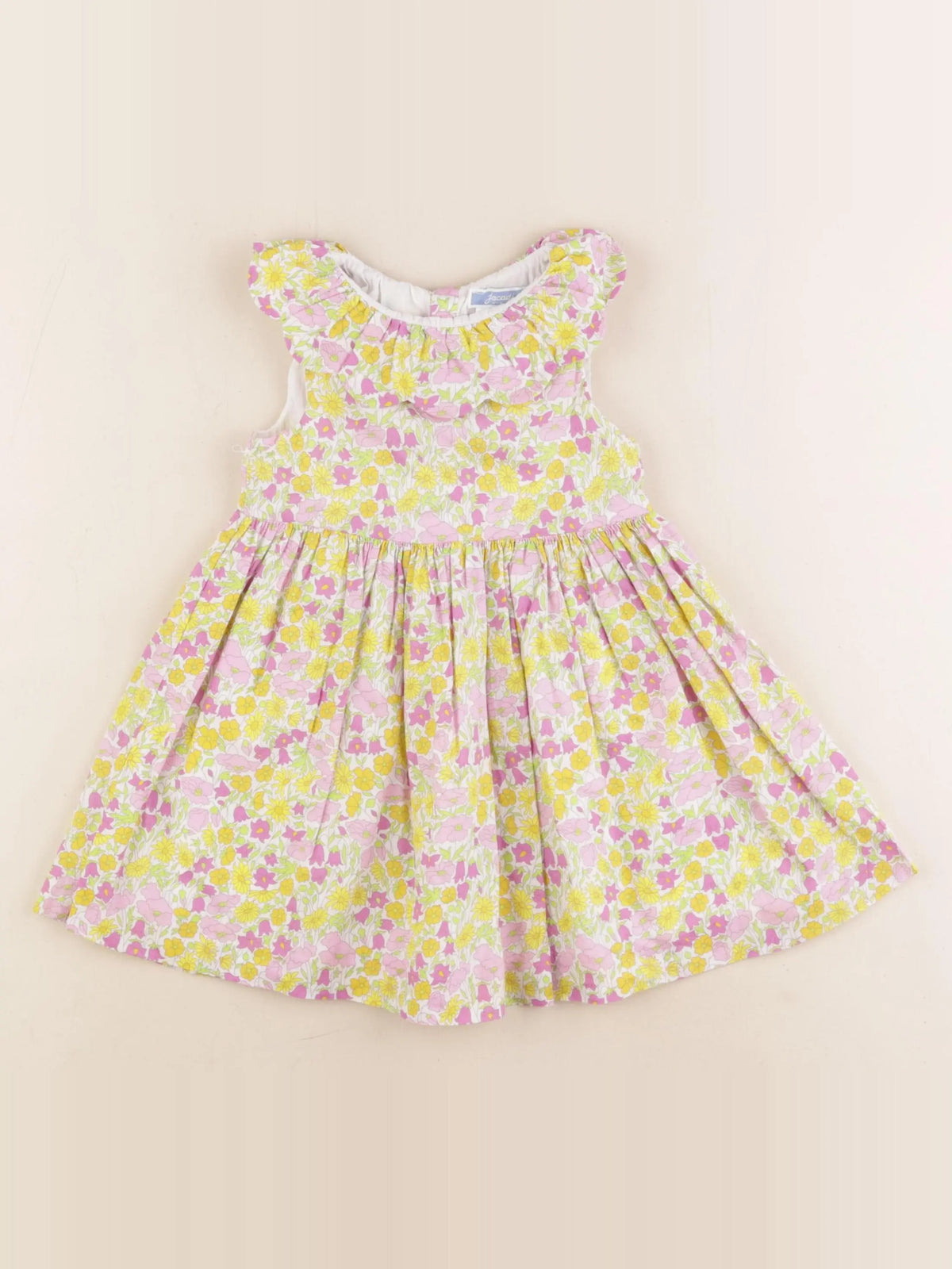Jacadi - robe liberty multicolore - 24 mois