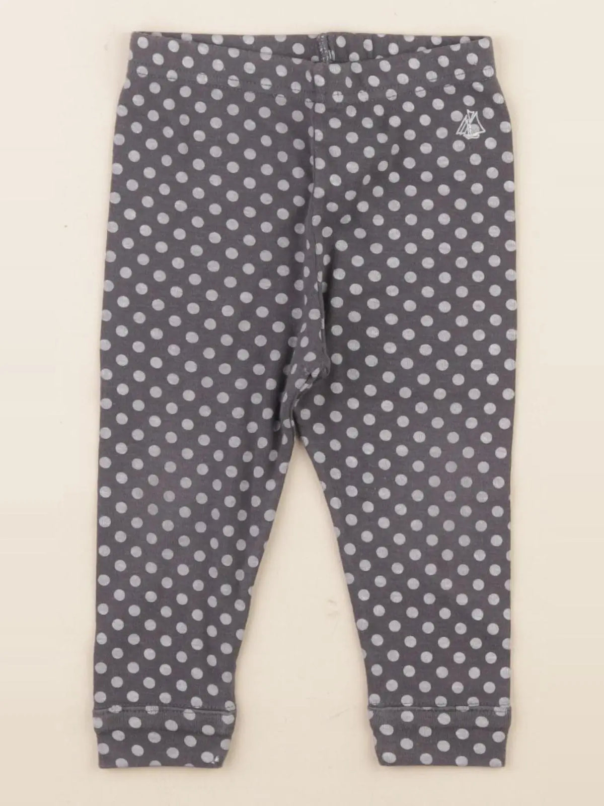 Petit Bateau - legging gris - 12 mois