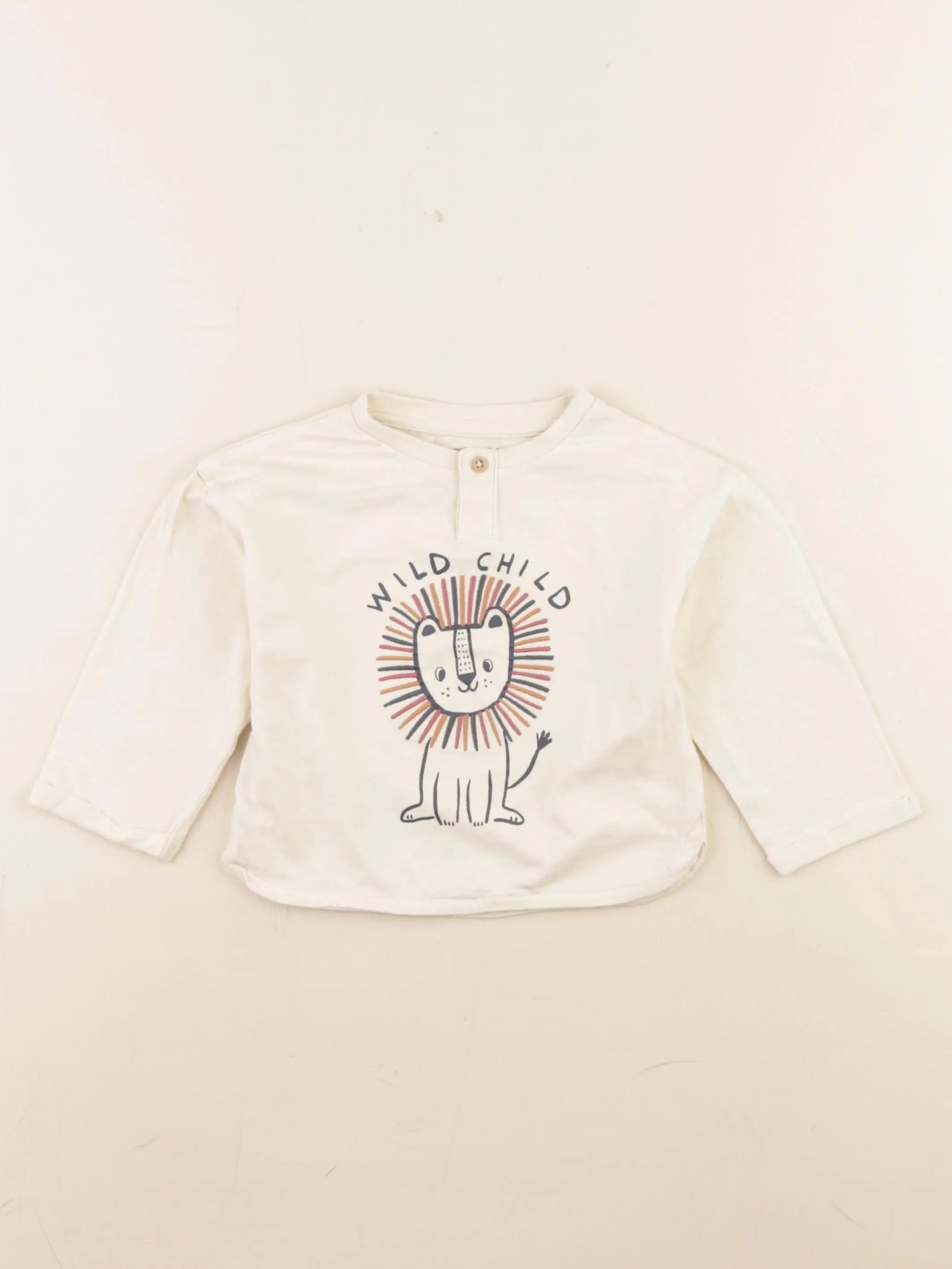 Vertbaudet - tee-shirt jaune - 18 mois