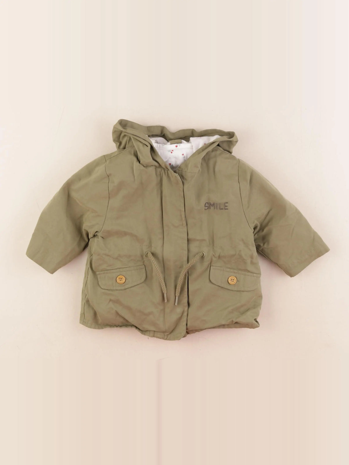 Vertbaudet - imperméable vert - 3/6 mois