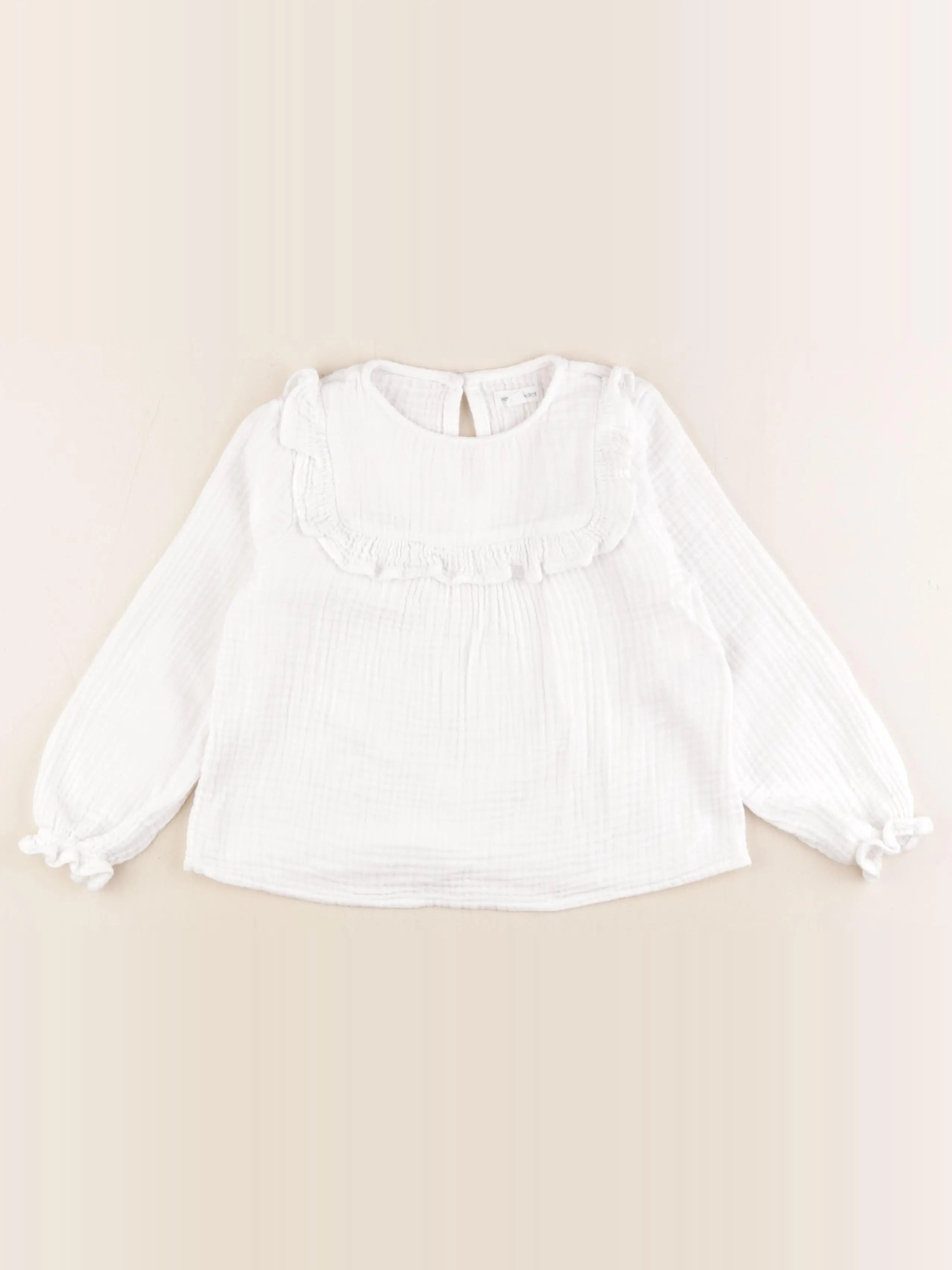 Vertbaudet - blouse blanc - 5 ans