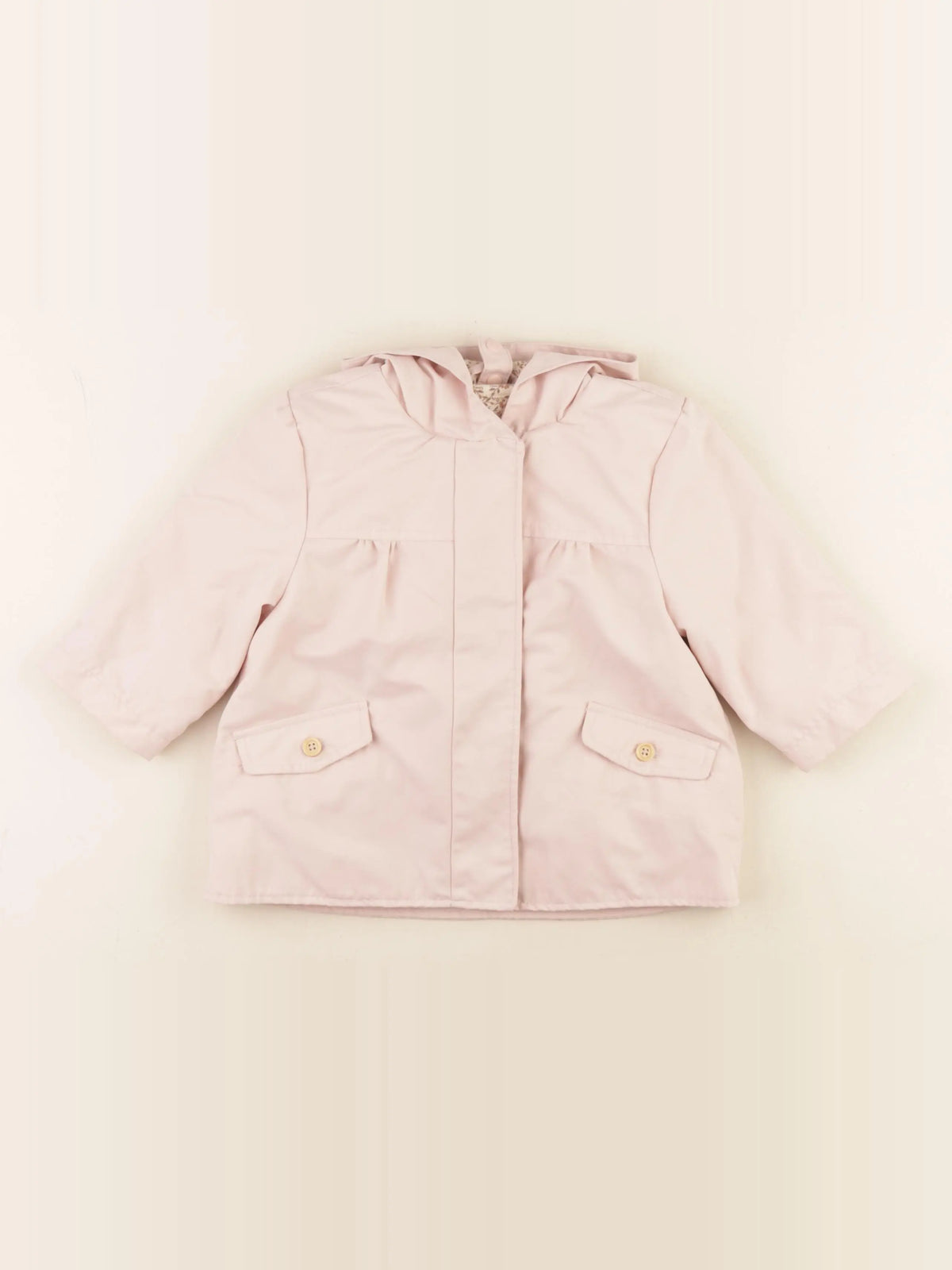 Vertbaudet - parka rose - 12 mois