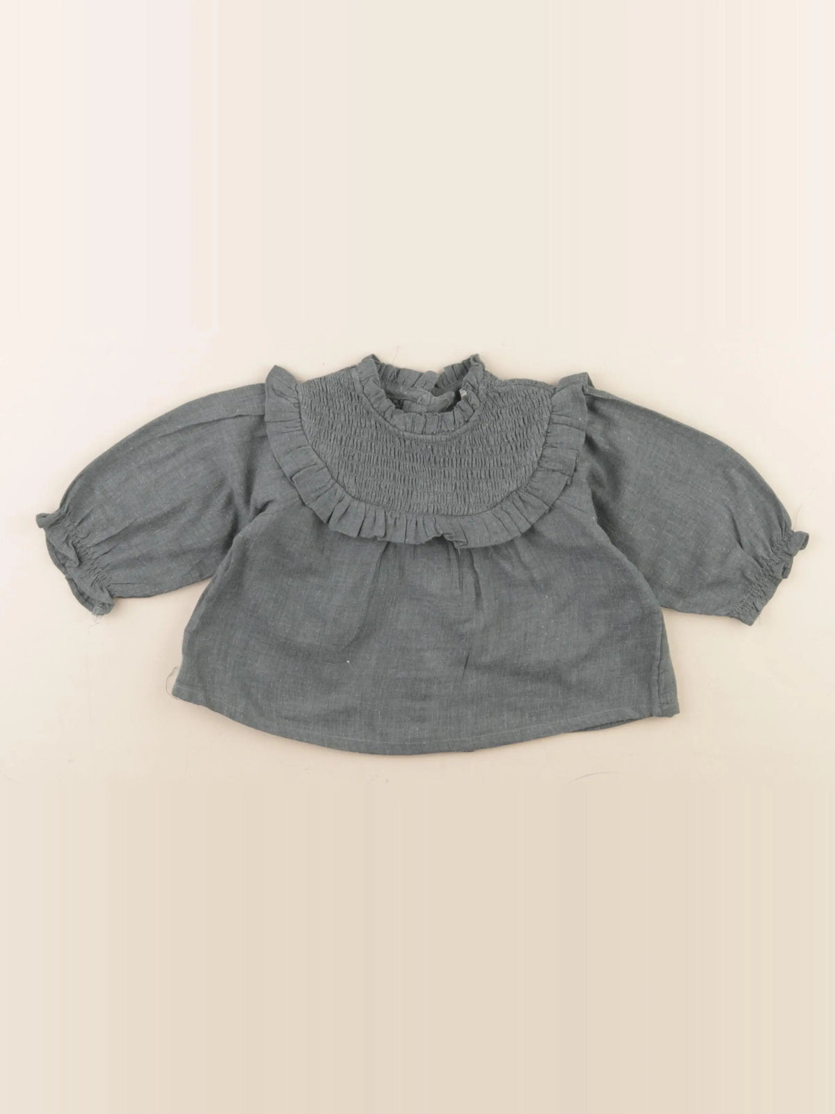 Vertbaudet - blouse vert - 3 mois