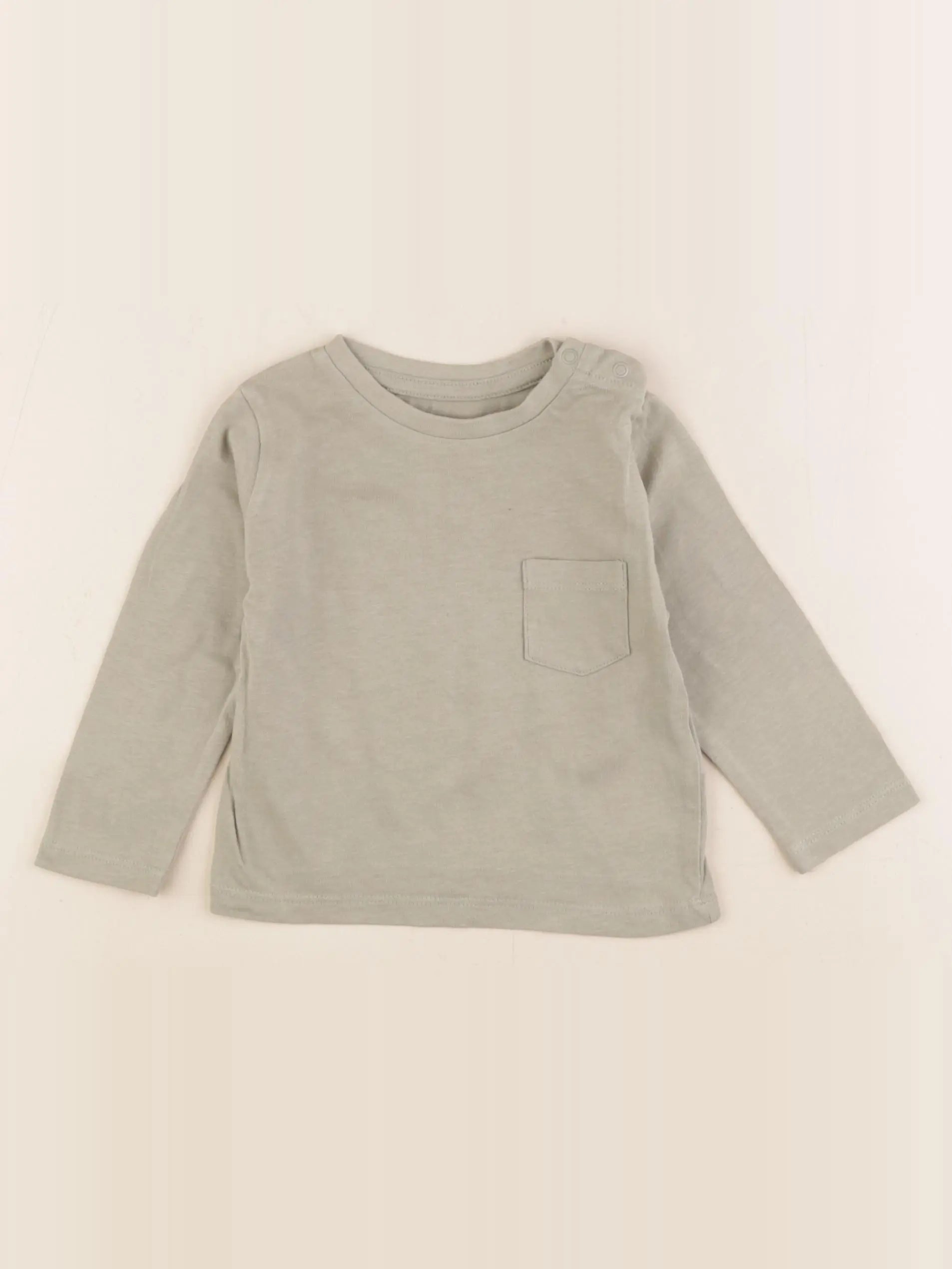 Vertbaudet - tee-shirt vert - 12 mois