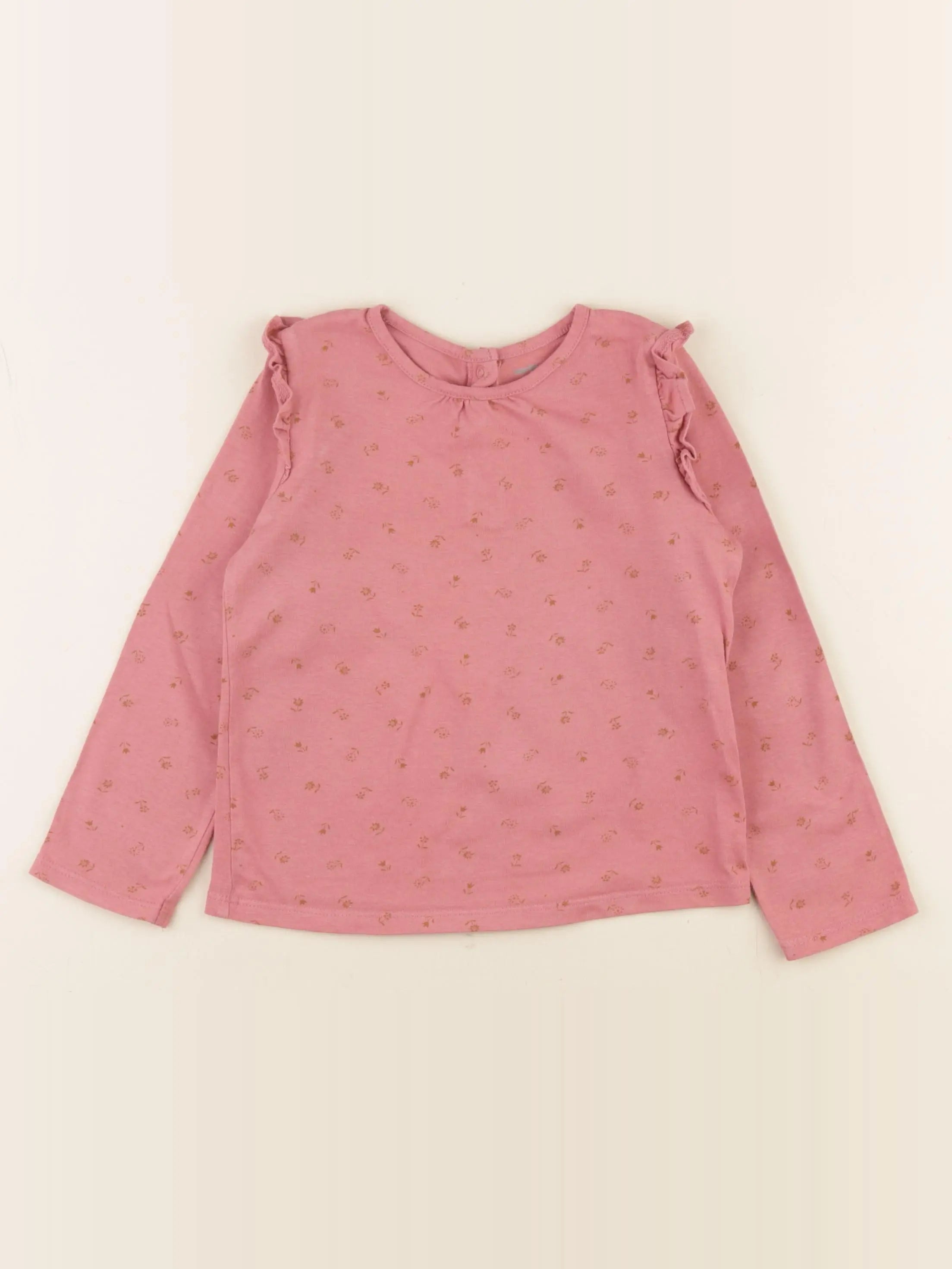 Vertbaudet - tee-shirt rose - 36 mois
