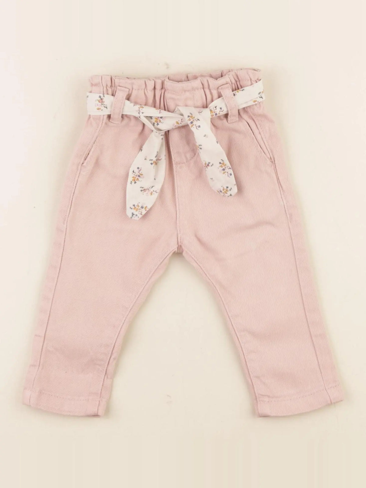 Vertbaudet - jean rose - 3 mois