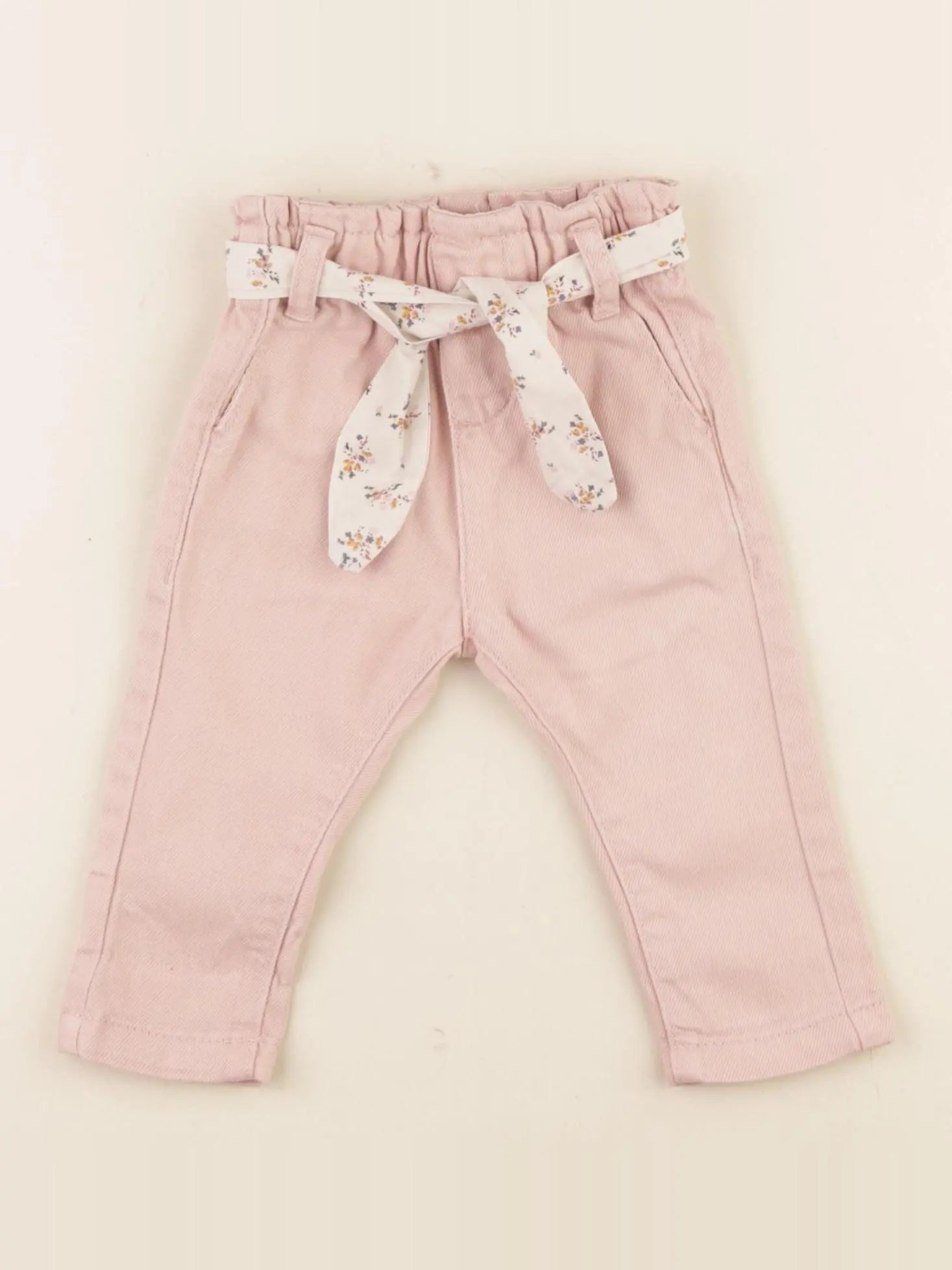 Vertbaudet - jean rose - 3 mois