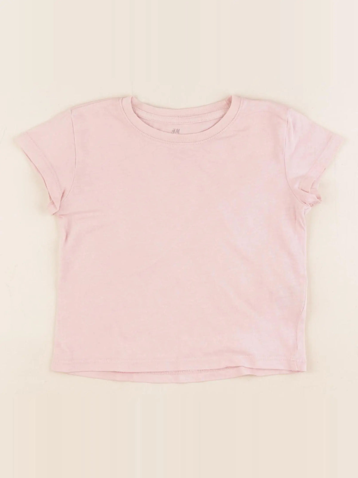 H&M - tee-shirt rose - 18/24 mois