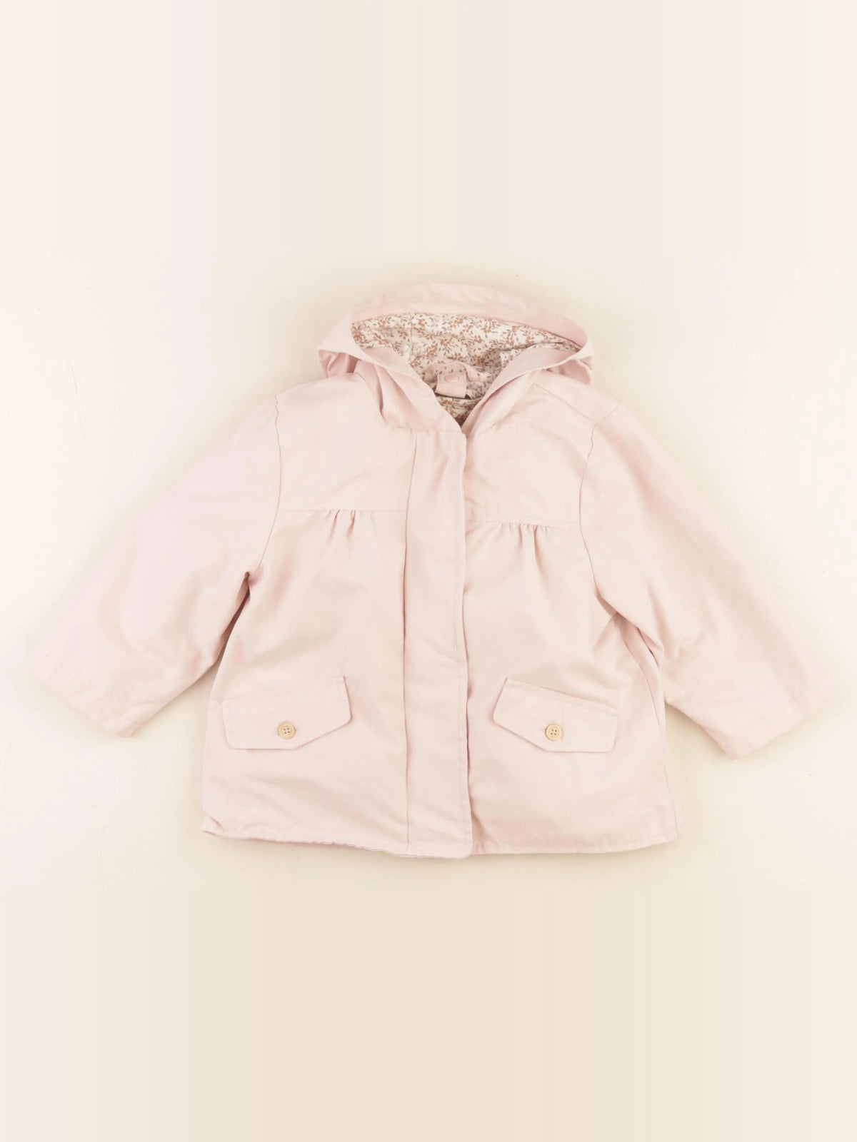 Vertbaudet - veste doublure amovible rose - 24 mois