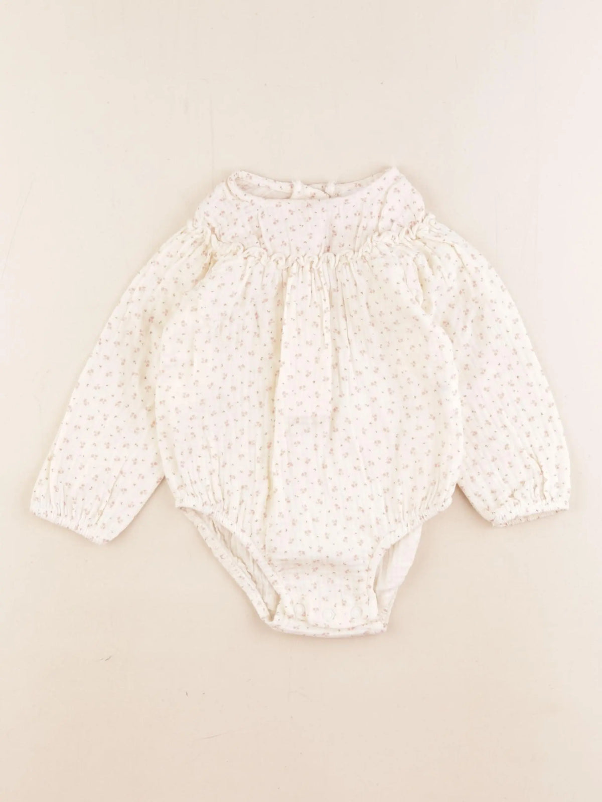 Zara - combinaison beige - 9/12 mois