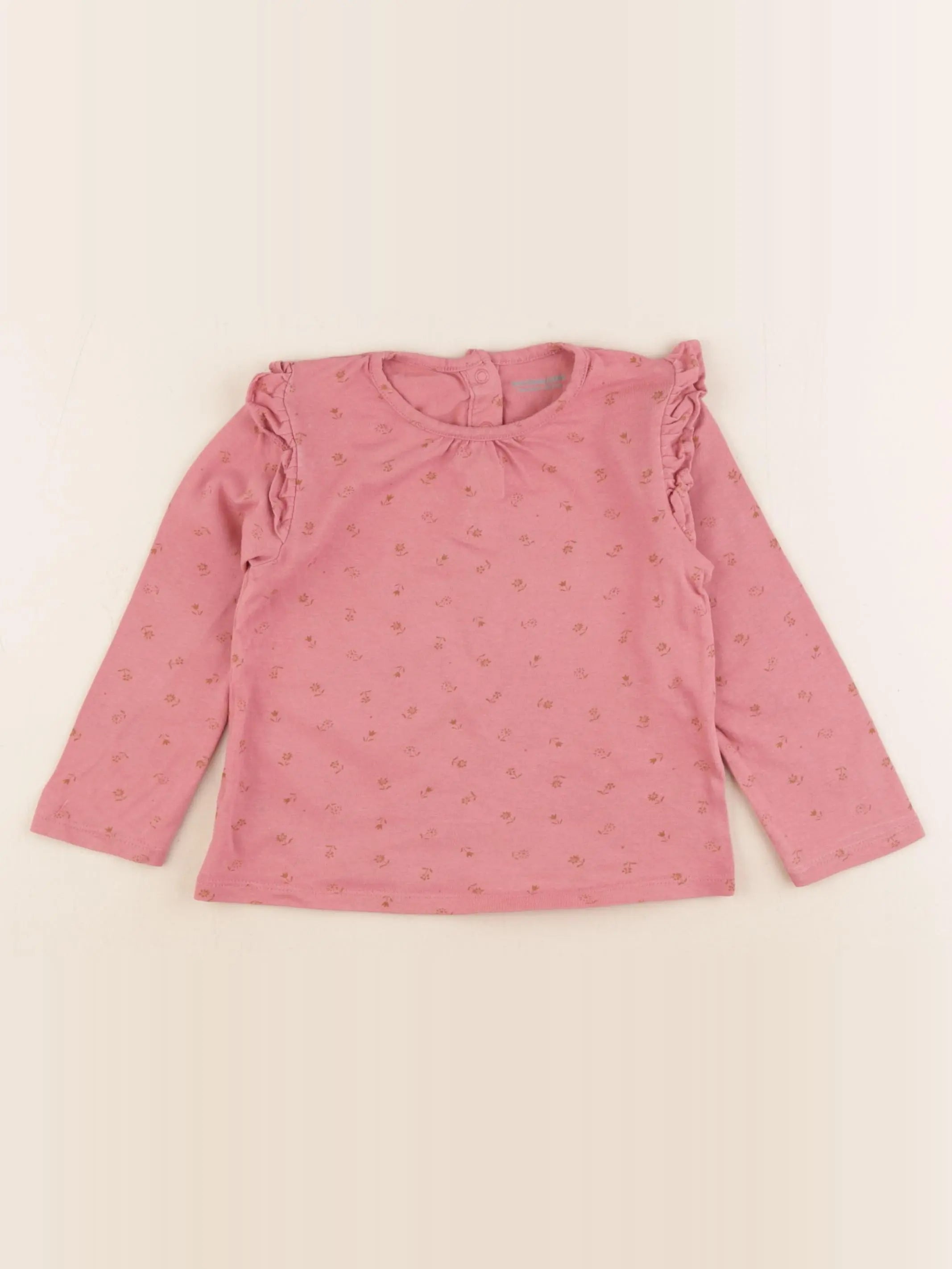Vertbaudet - tee-shirt rose - 24 mois