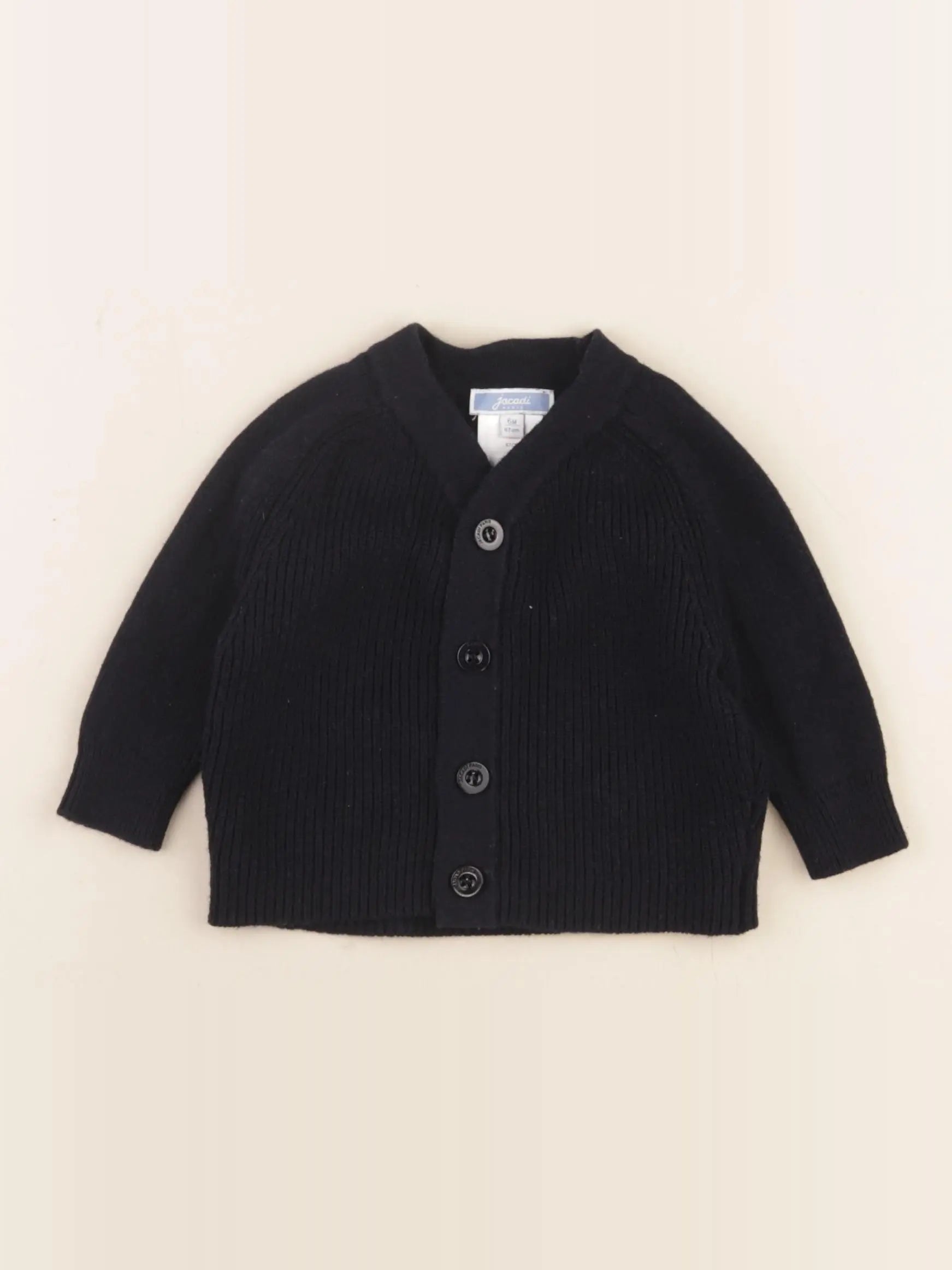 Jacadi - gilet bleu - 6 mois