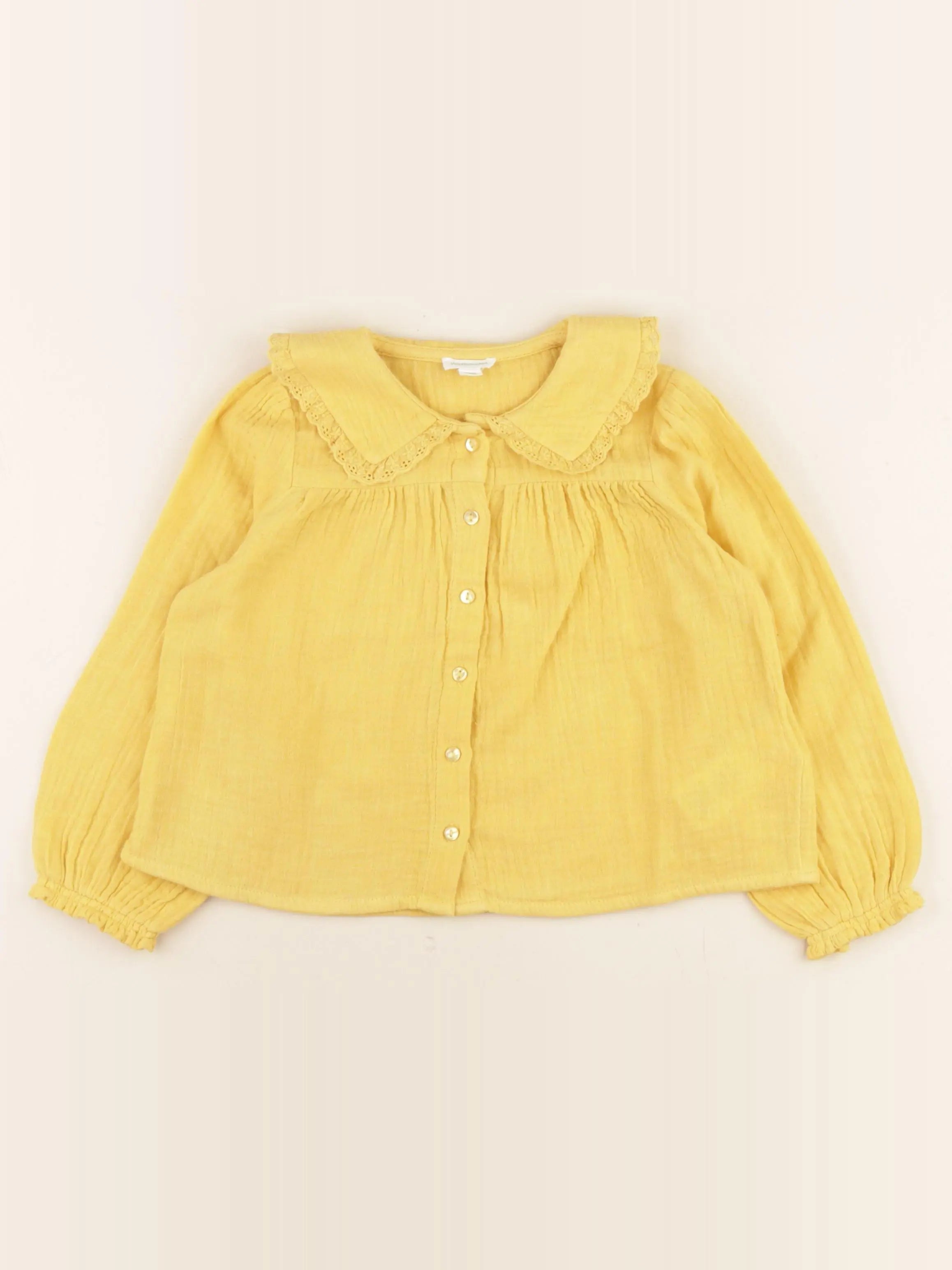 Vertbaudet - blouse jaune - 36 mois