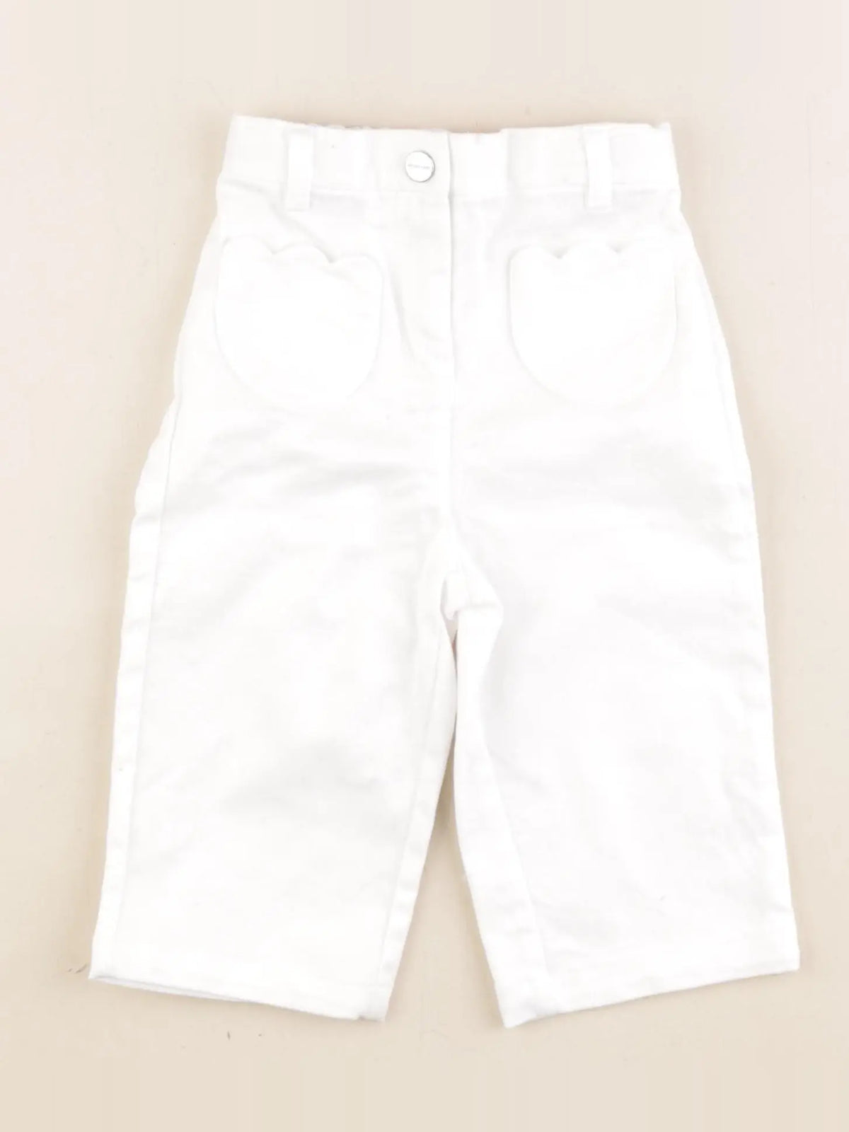 Jacadi - pantalon blanc - 12 mois