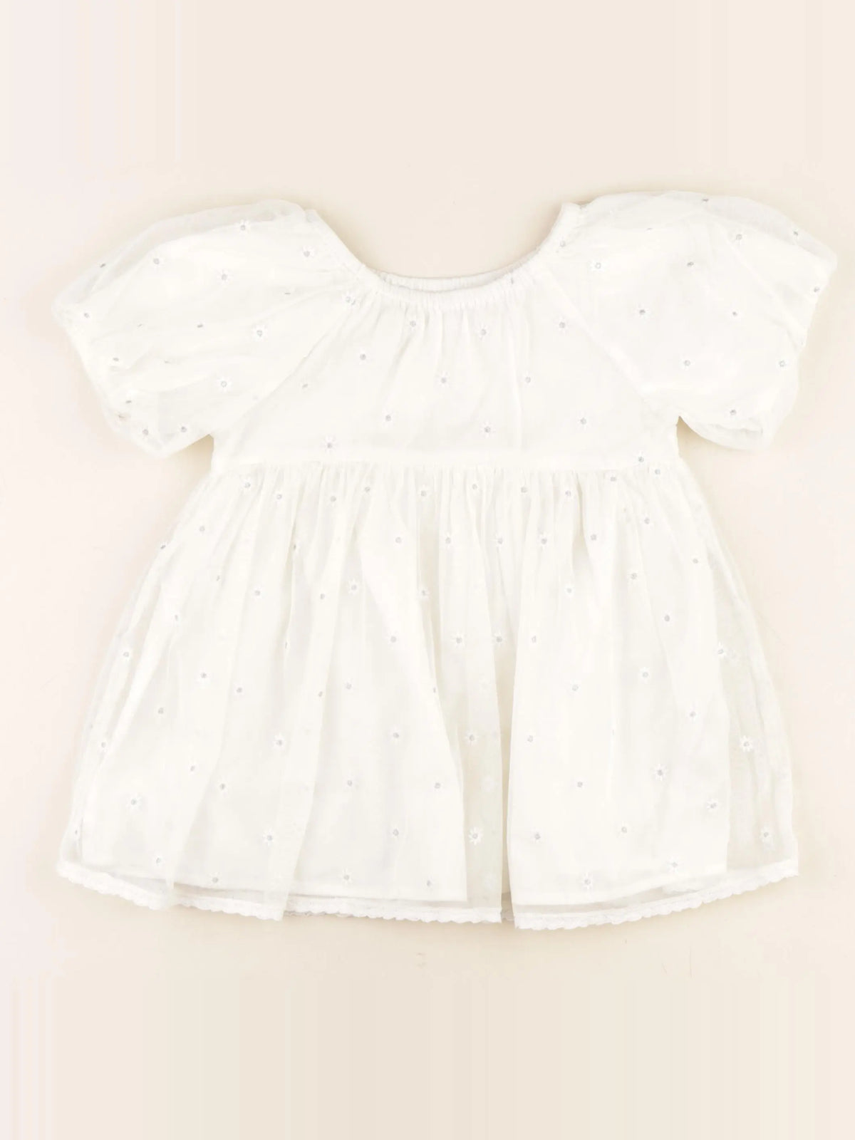 Zara - robe blanc - 18/24 mois