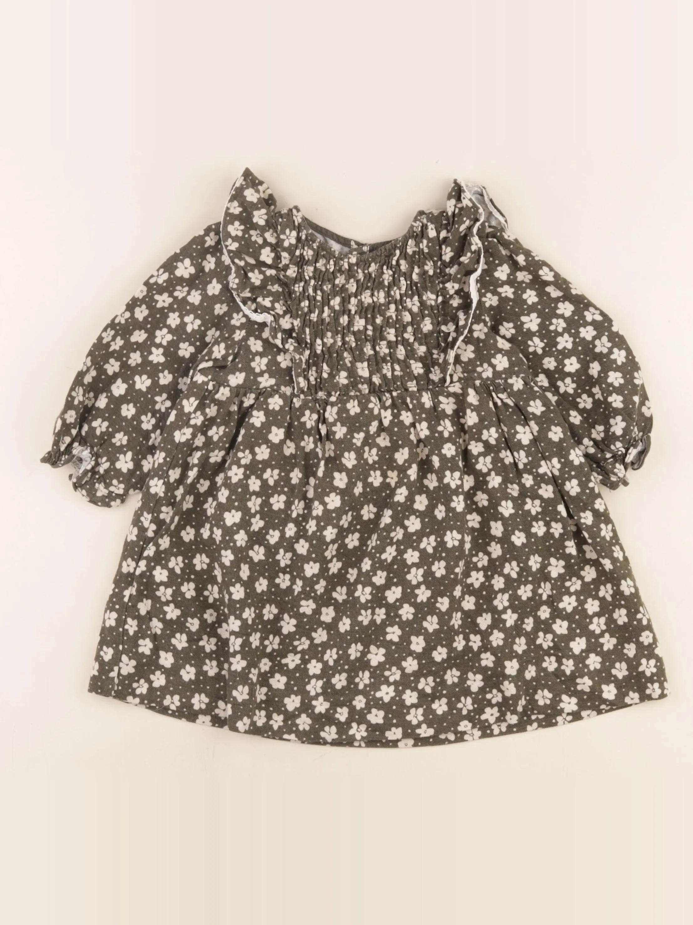 Zara - robe vert - 18/24 mois