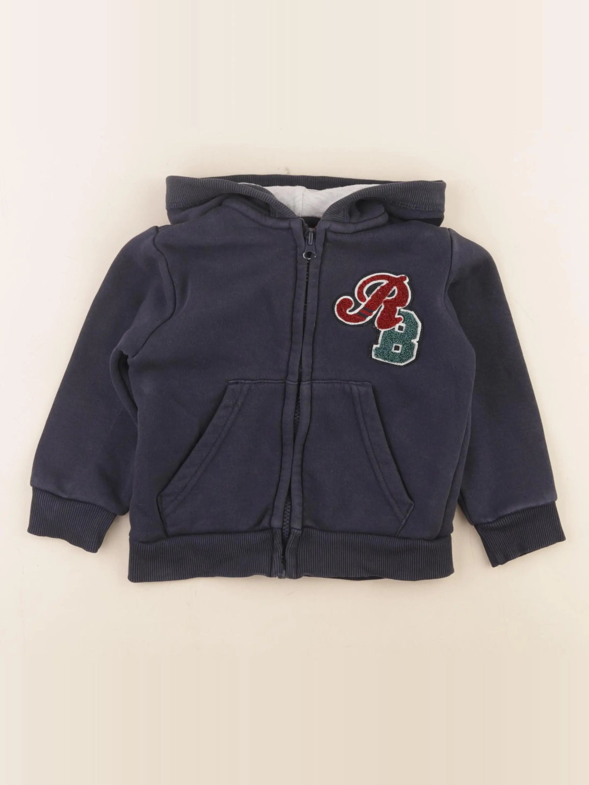 Tape à l'oeil - sweat bleu - 2/3 ans