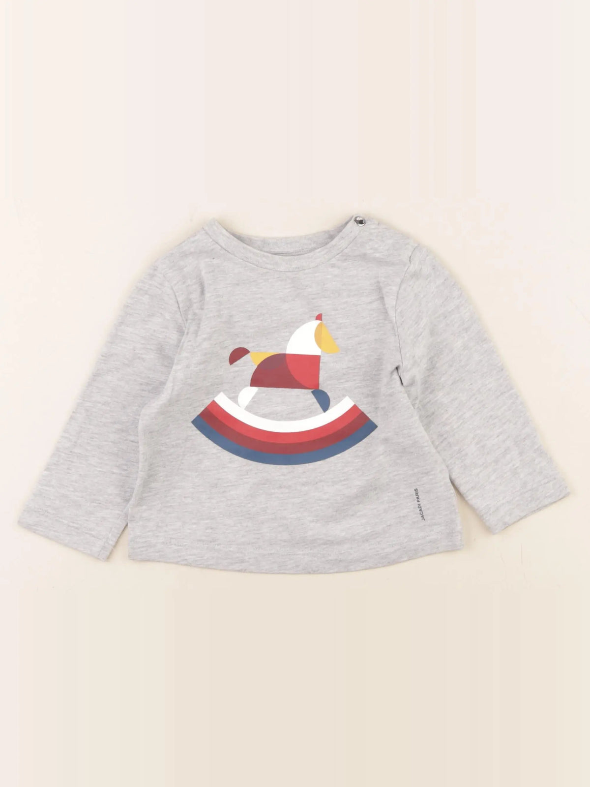 Jacadi - tee-shirt gris - 12 mois