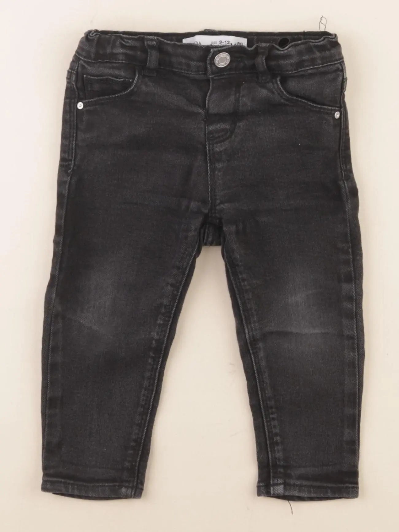 Zara - jean noir - 9/12 mois