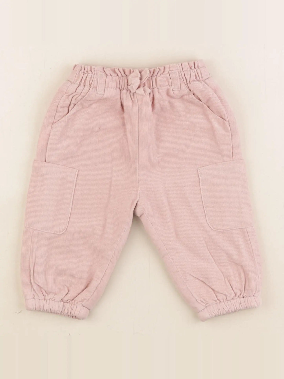 Vertbaudet - pantalon rose - 6 mois