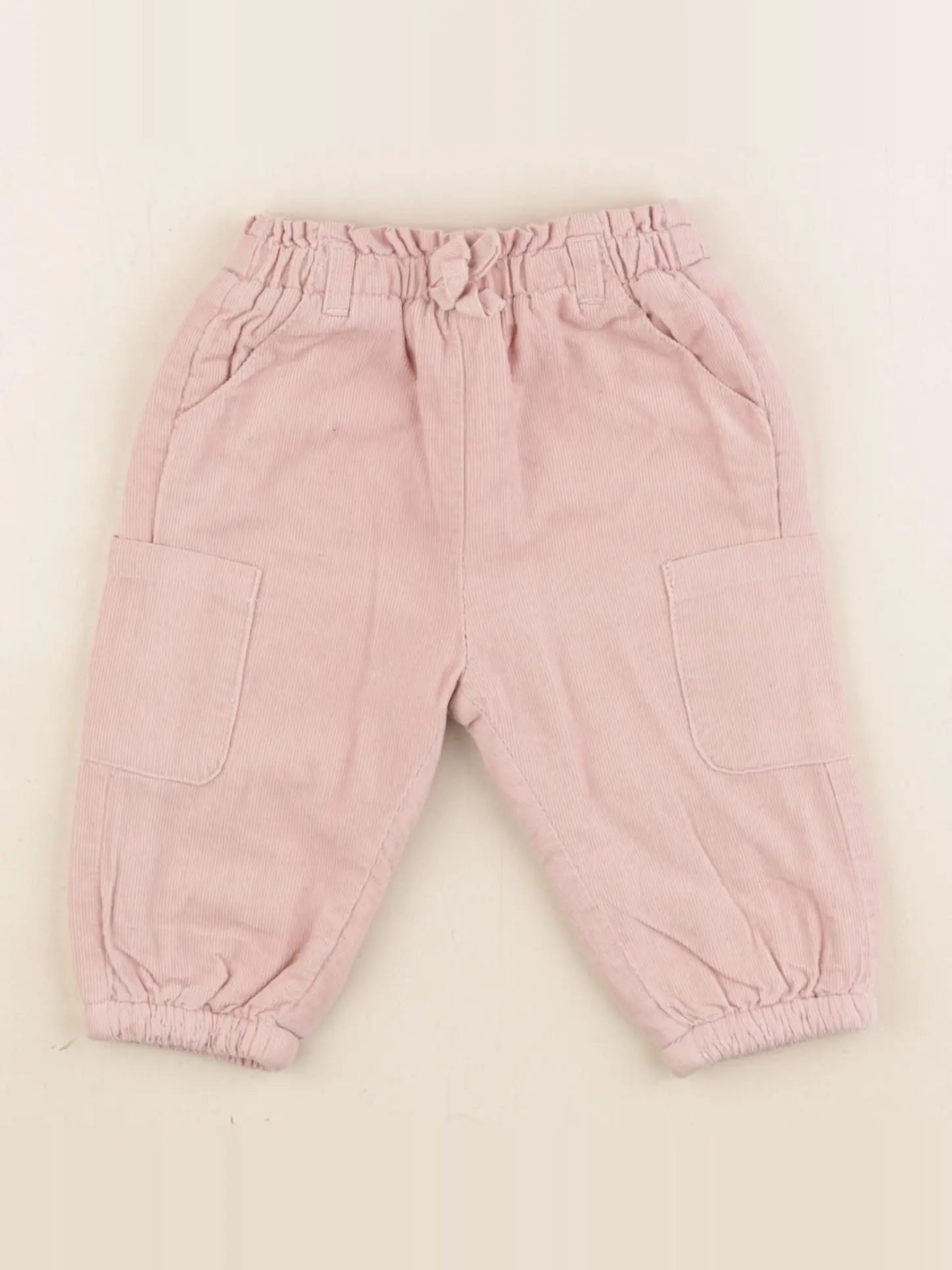 Vertbaudet - pantalon rose - 6 mois