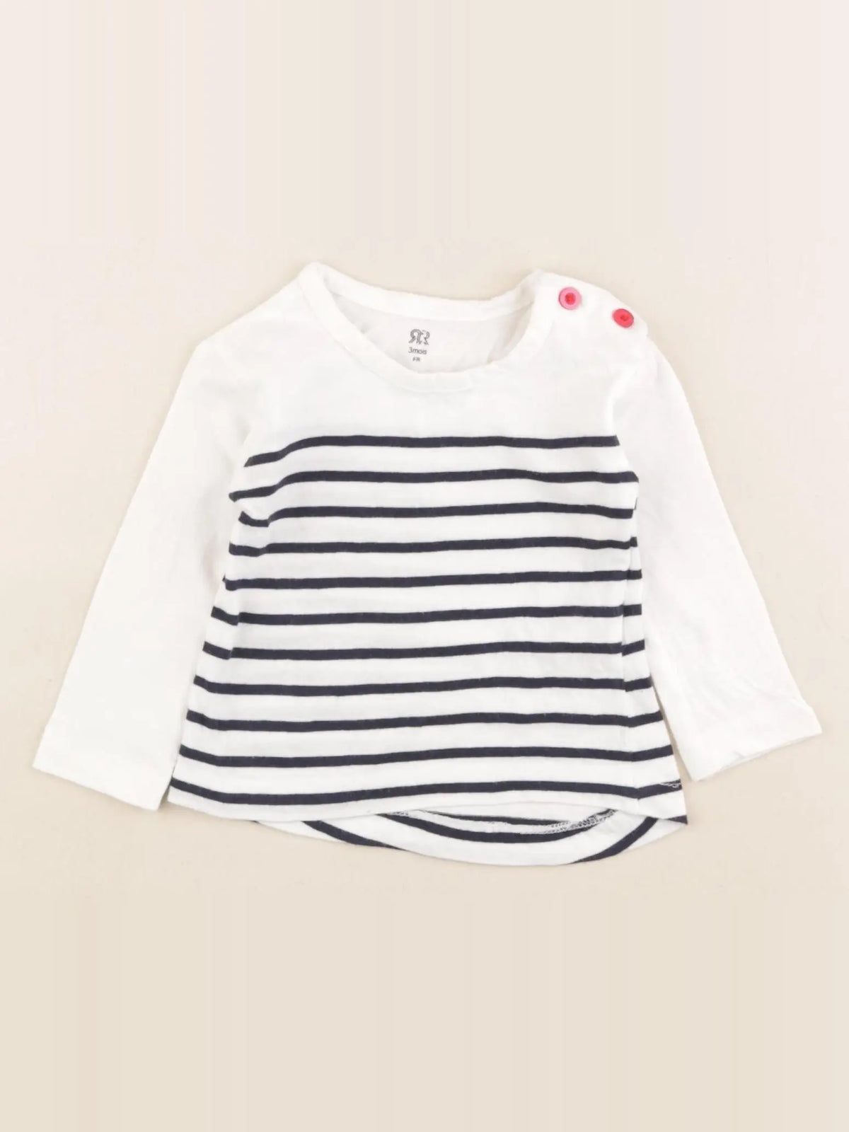 La Redoute - tee-shirt blanc - 3 mois