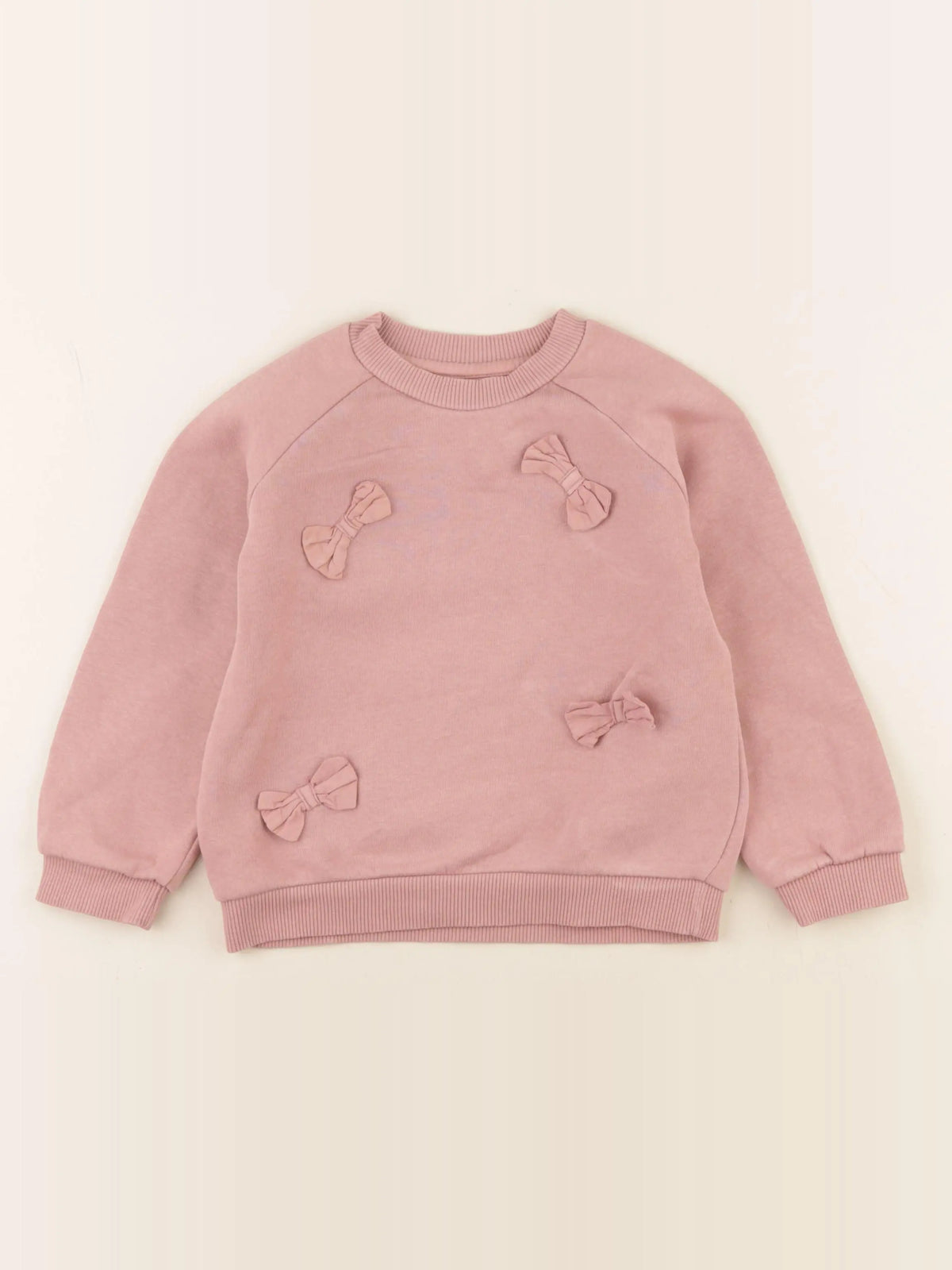 Vertbaudet - sweat rose - 4 ans
