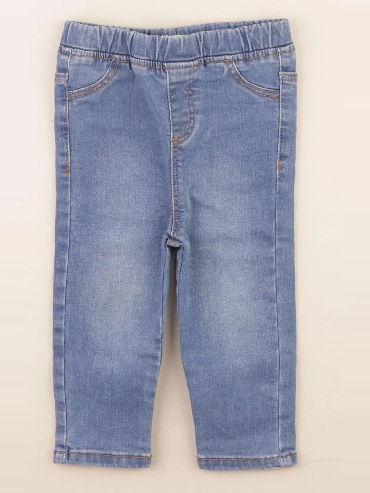 Vertbaudet - jegging bleu - 18 mois