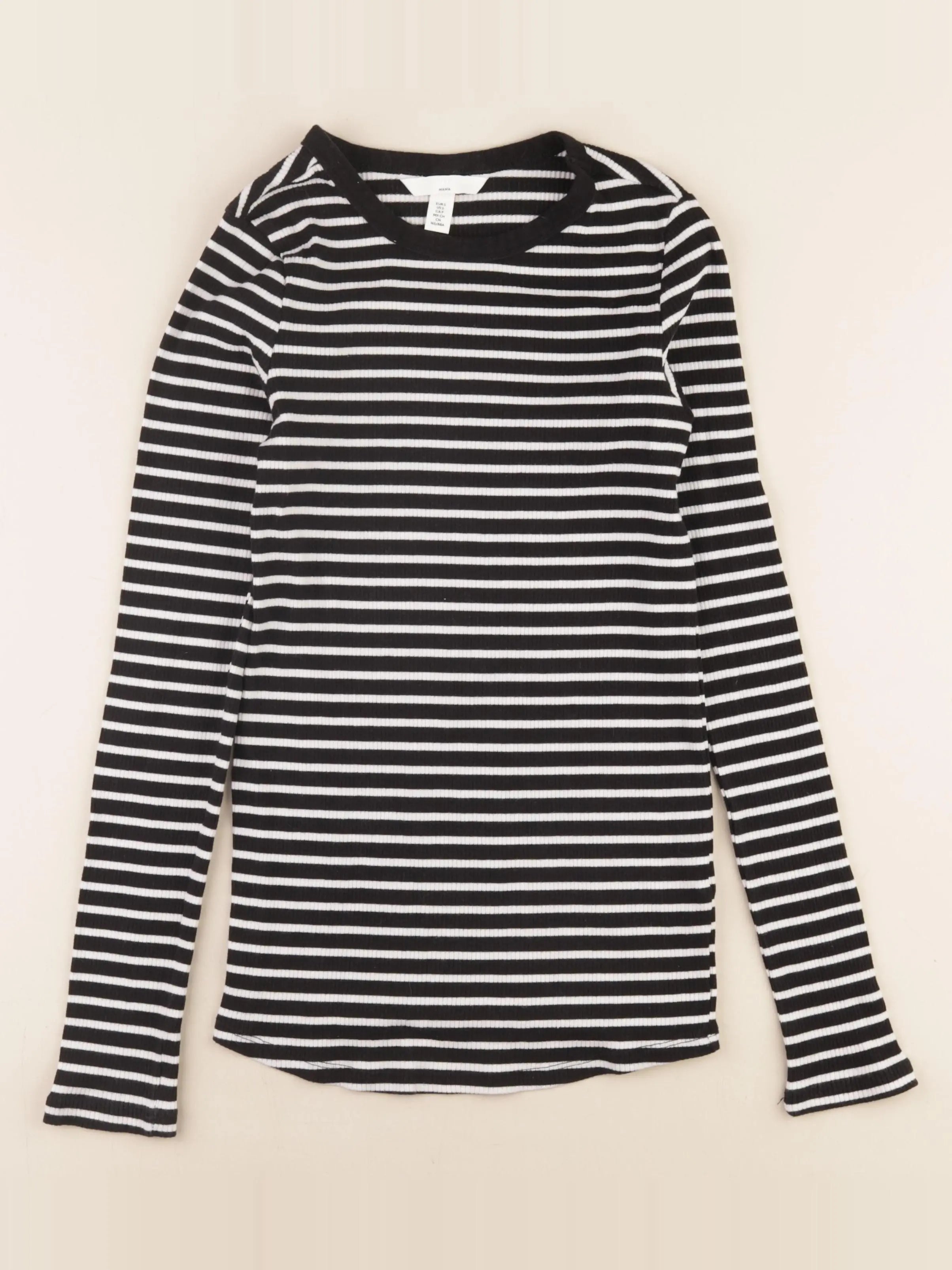 H&M - tee-shirt grossesse noir - s