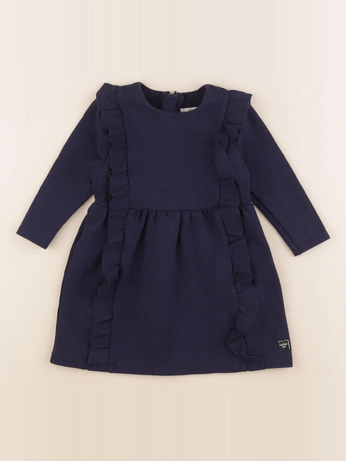 Carrément Beau - robe bleu - 12 mois