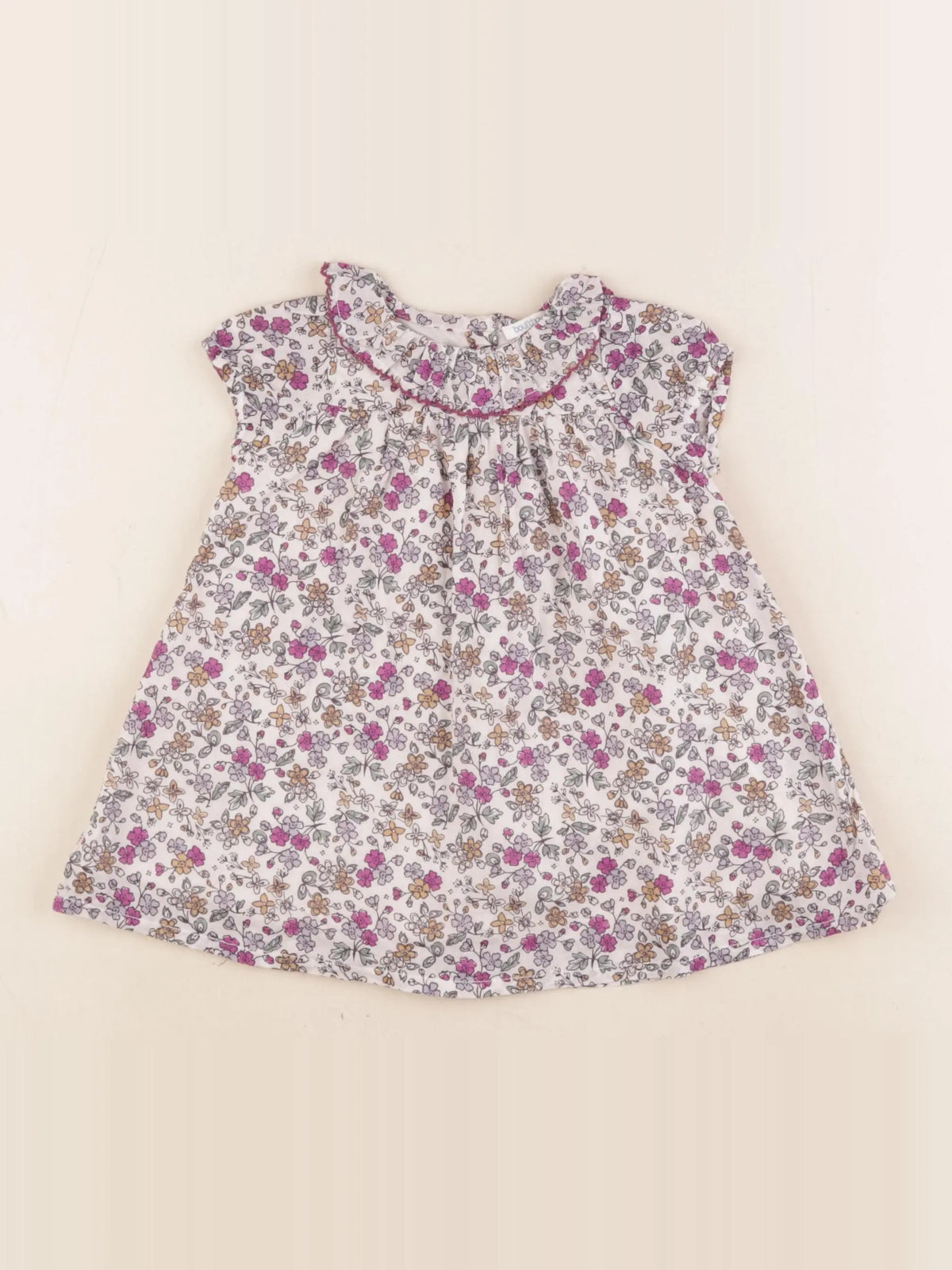 Boutchou - robe violet - 3 mois