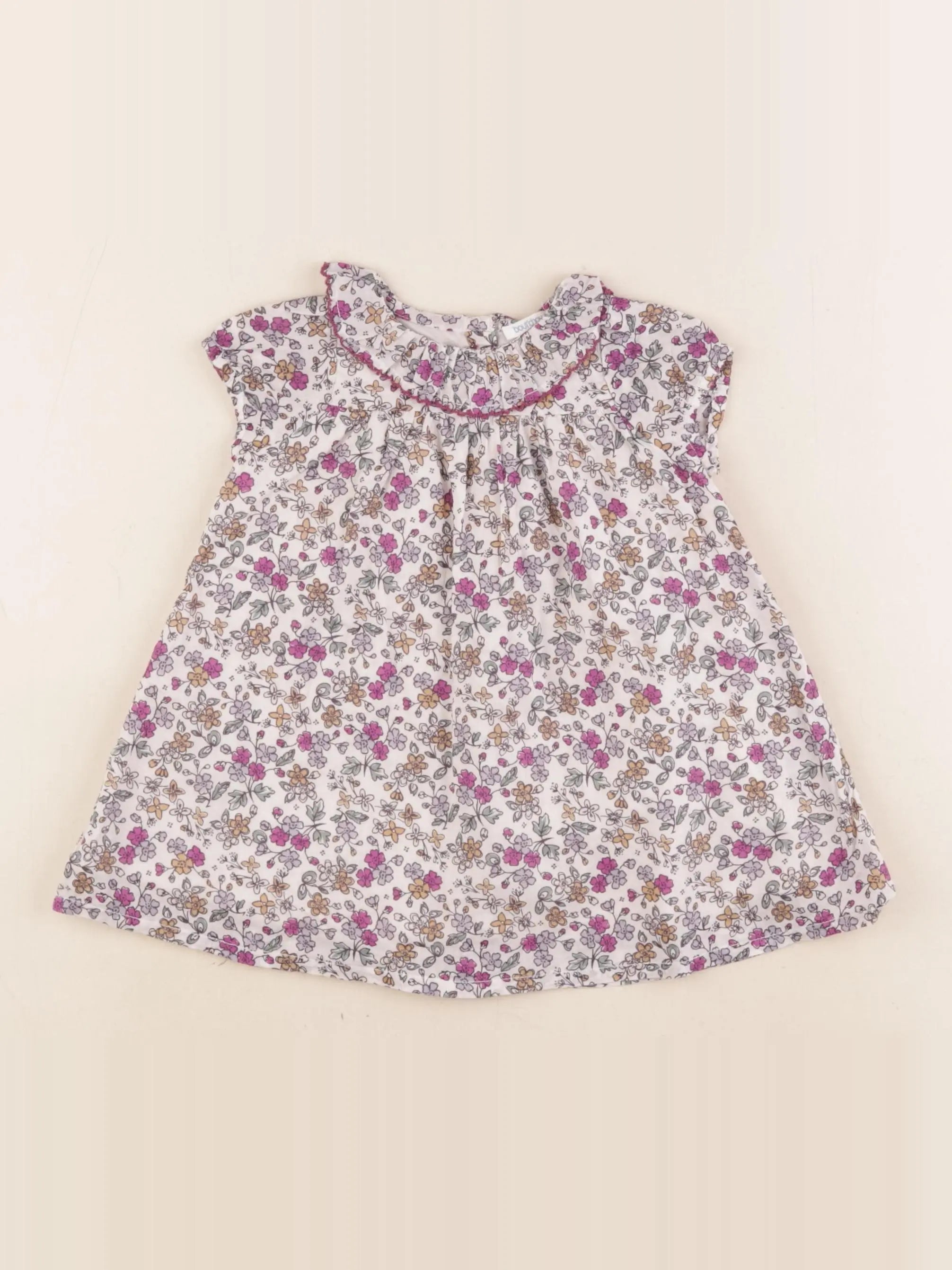 Boutchou - robe violet - 3 mois