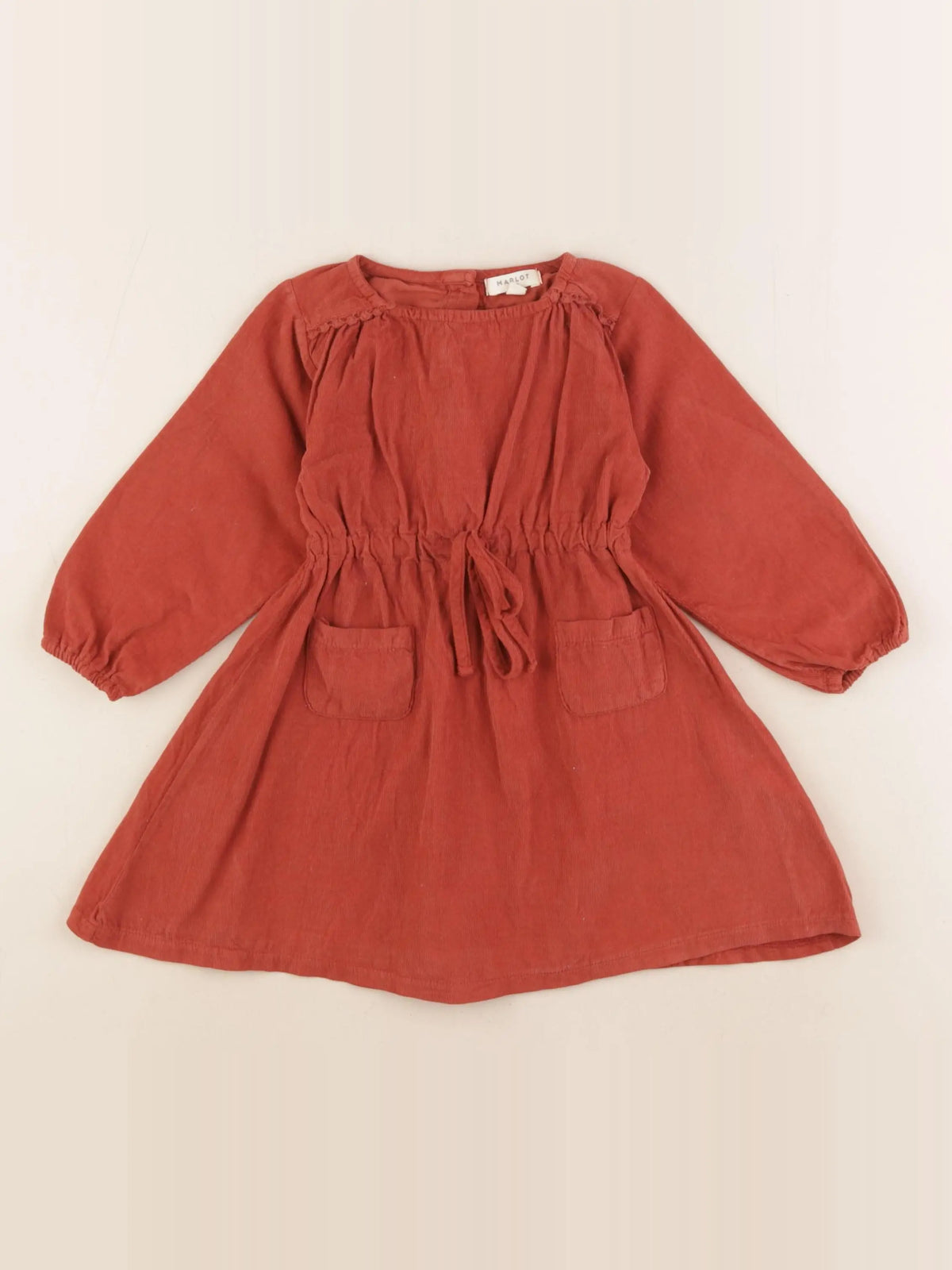 Marlot Paris - robe marron - 12 mois