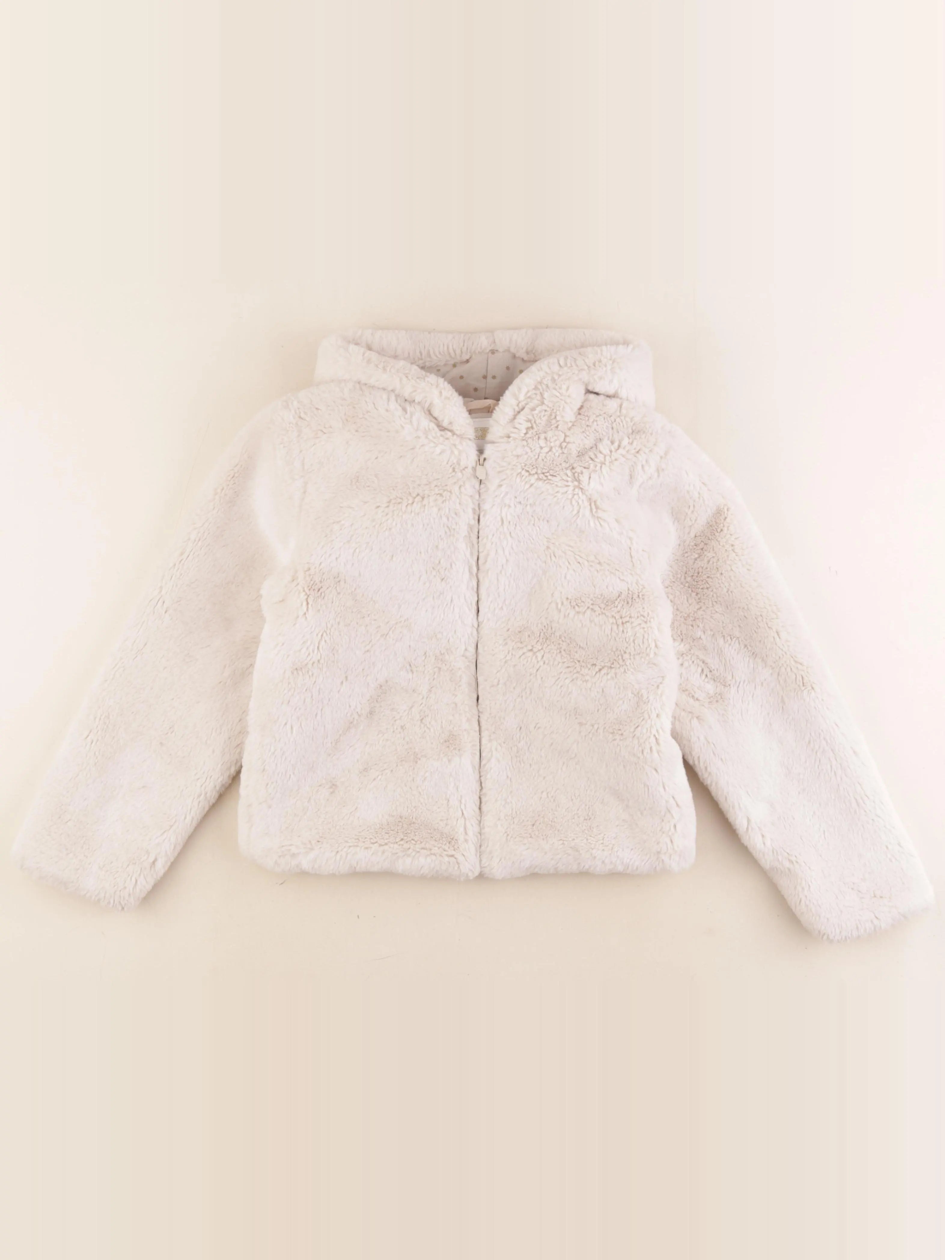 Okaidi - veste doublé beige - 8 ans