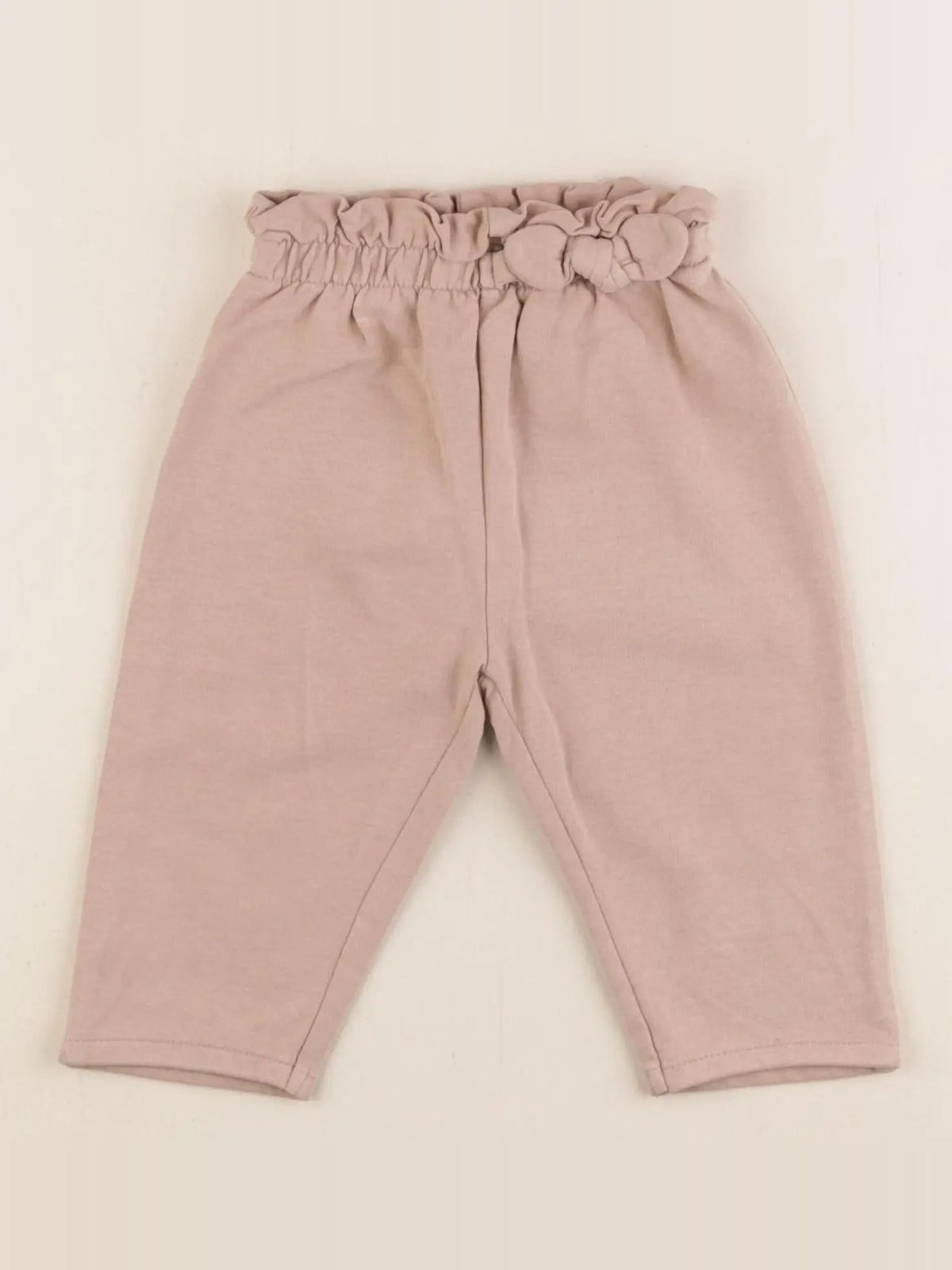 Vertbaudet - pantalon beige - 12 mois