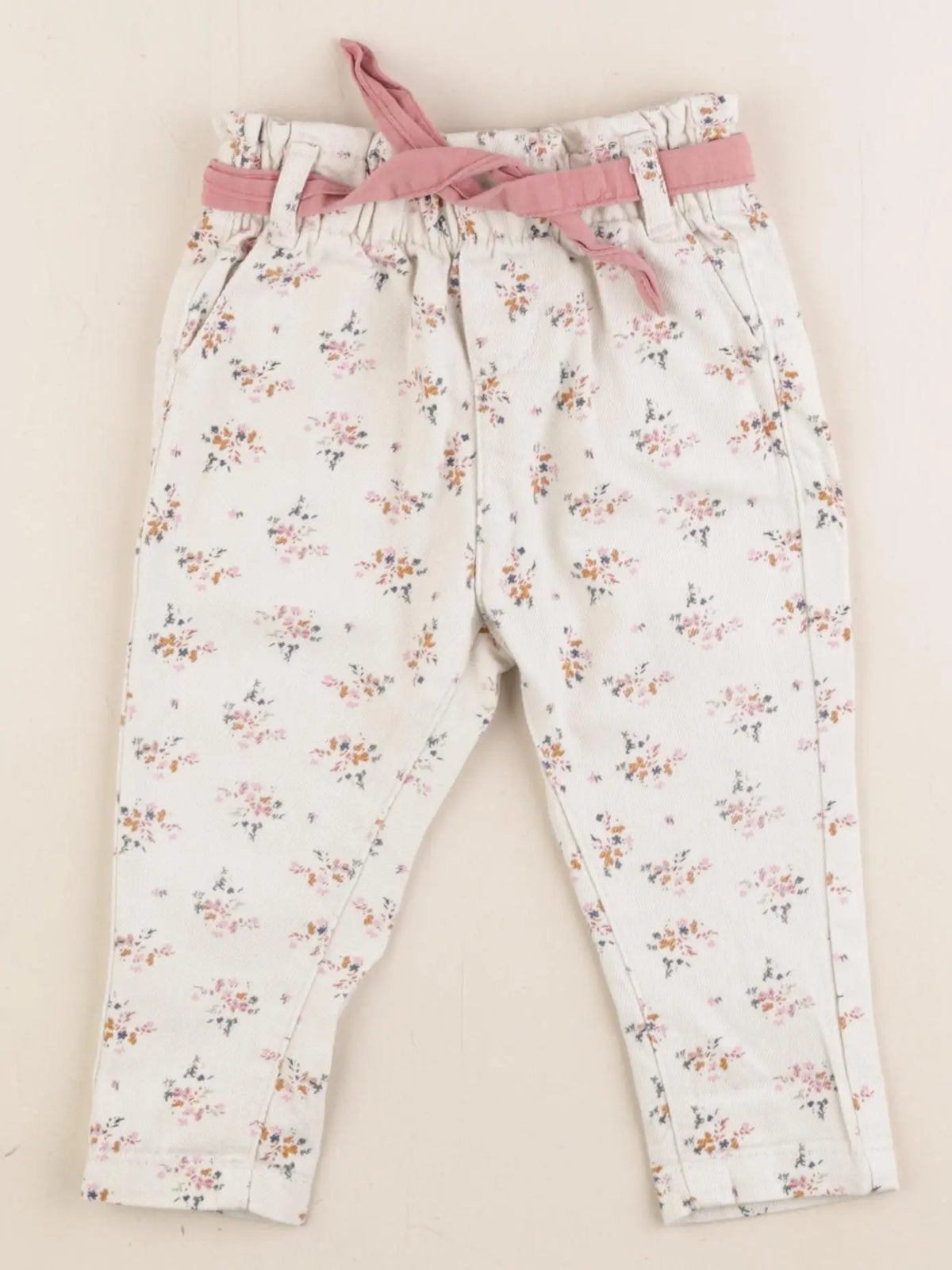 Vertbaudet - jean beige - 12 mois
