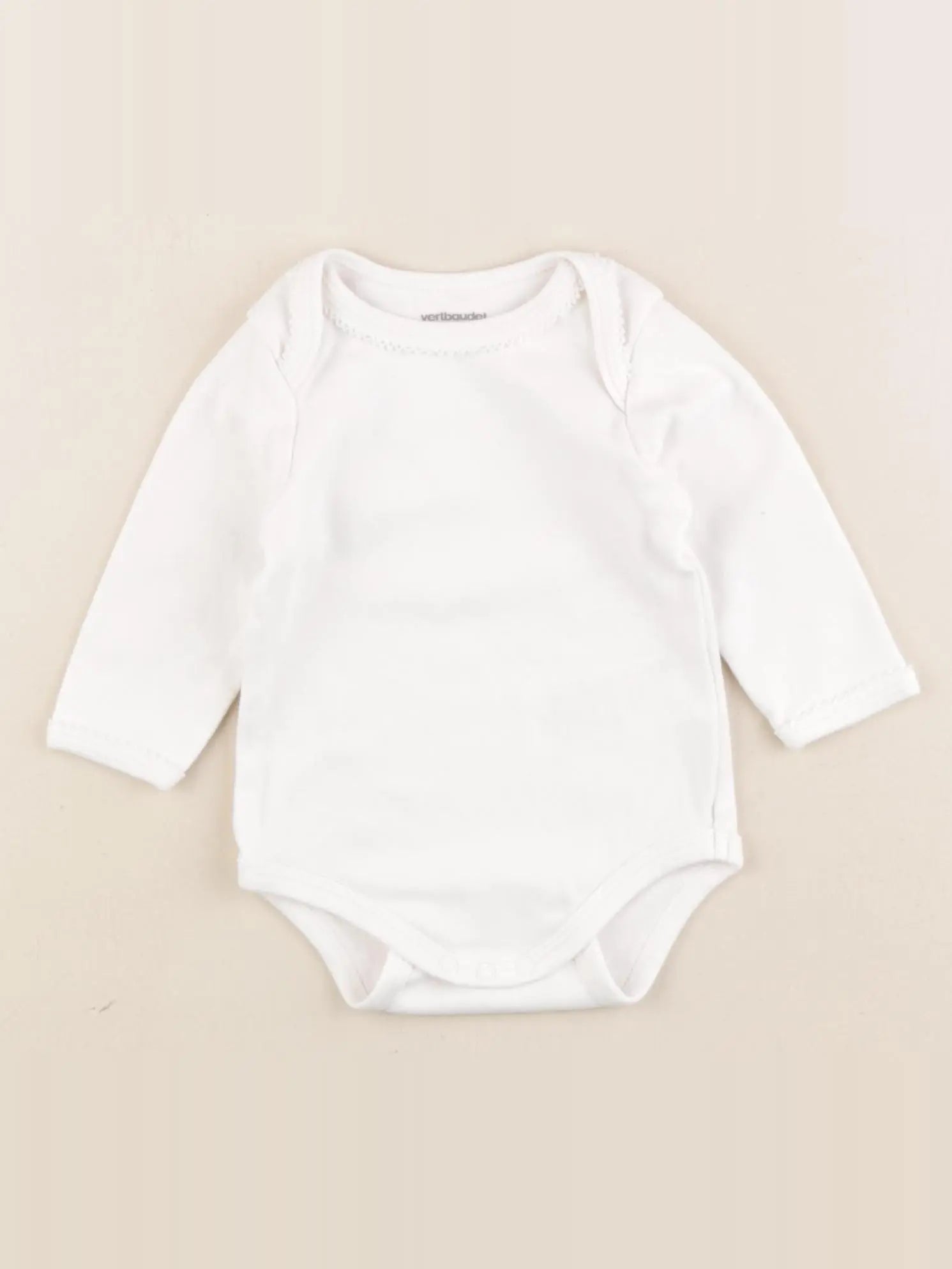 Vertbaudet - body blanc - 6 mois