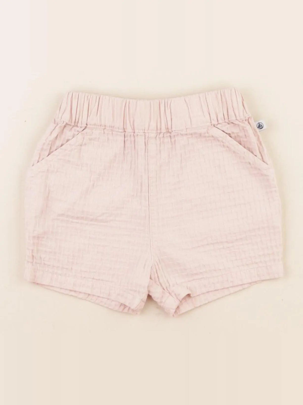 Petit Bateau - short rose - 6 mois