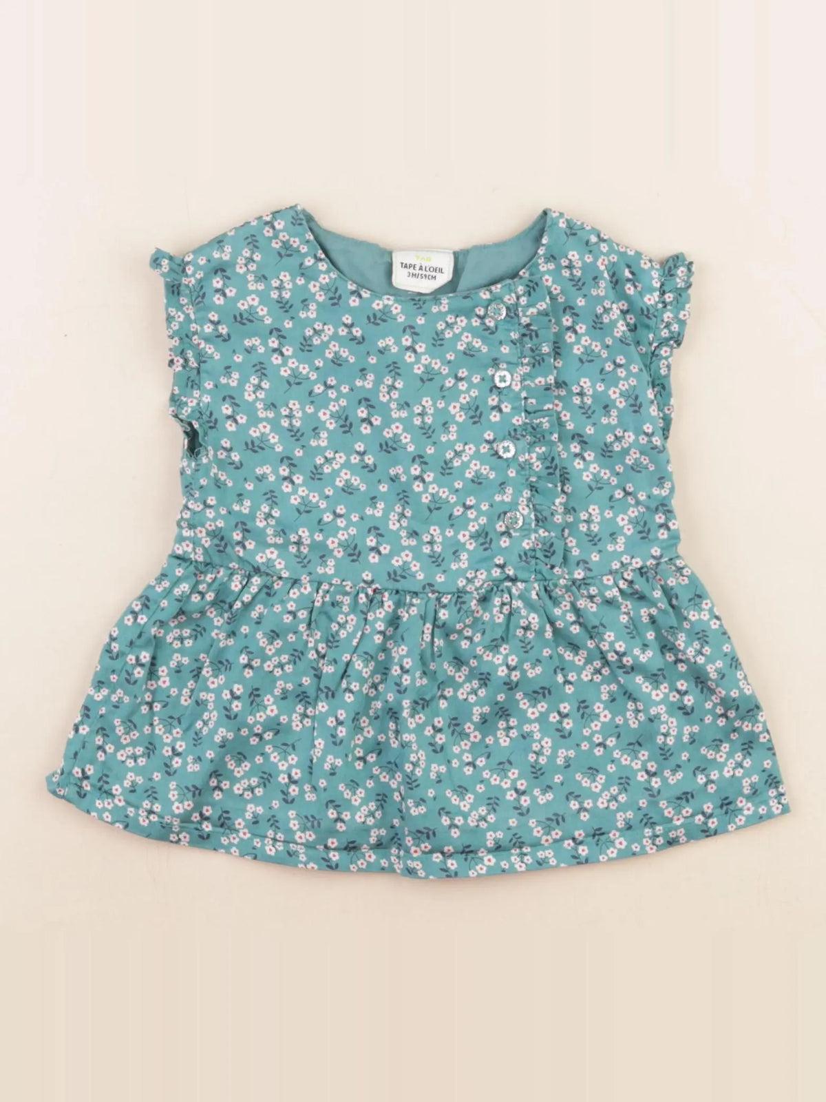 Tape à l'oeil - robe bleu - 3 mois