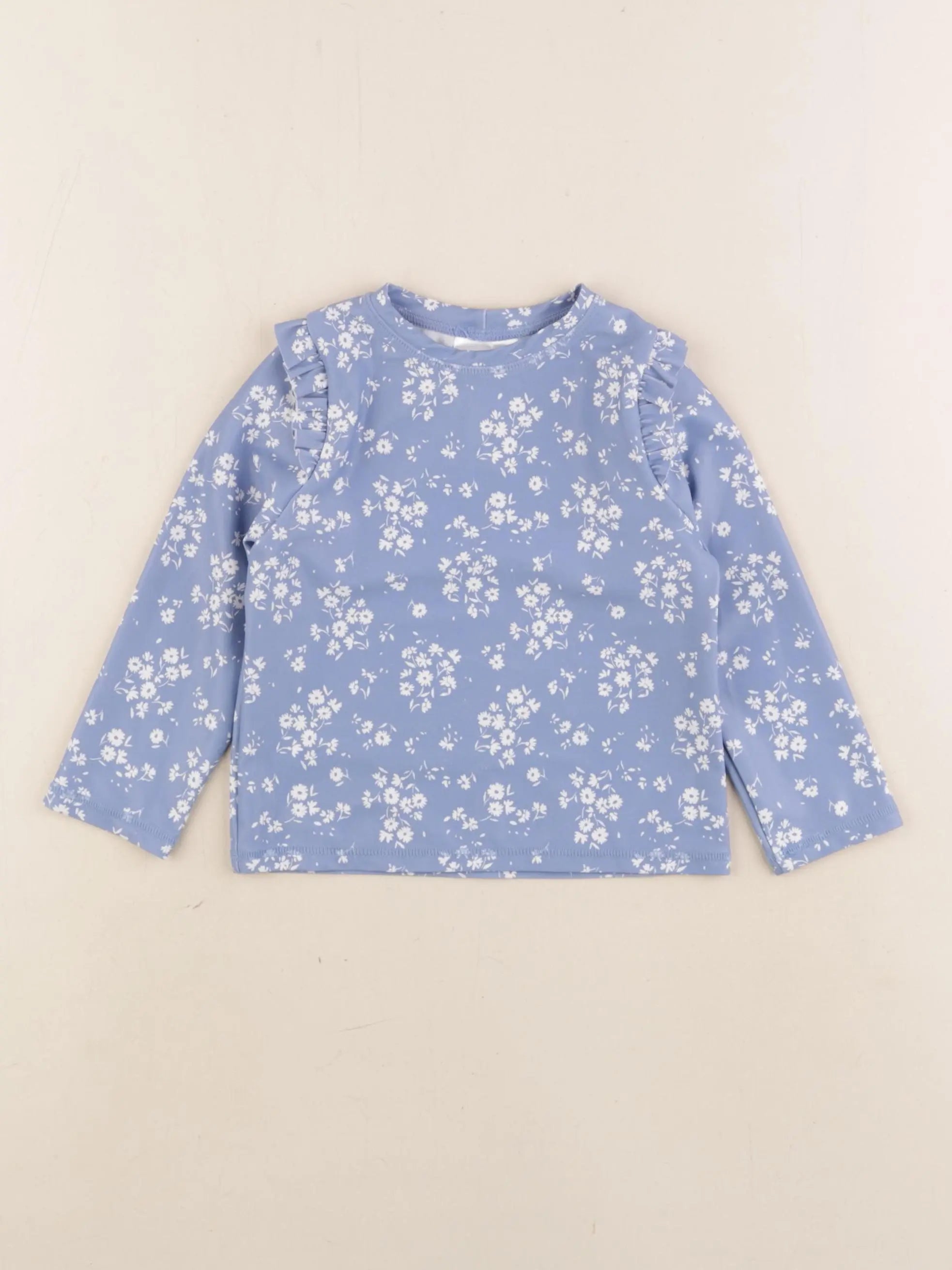 H&M - tee-shirt de bain bleu - 9/12 mois