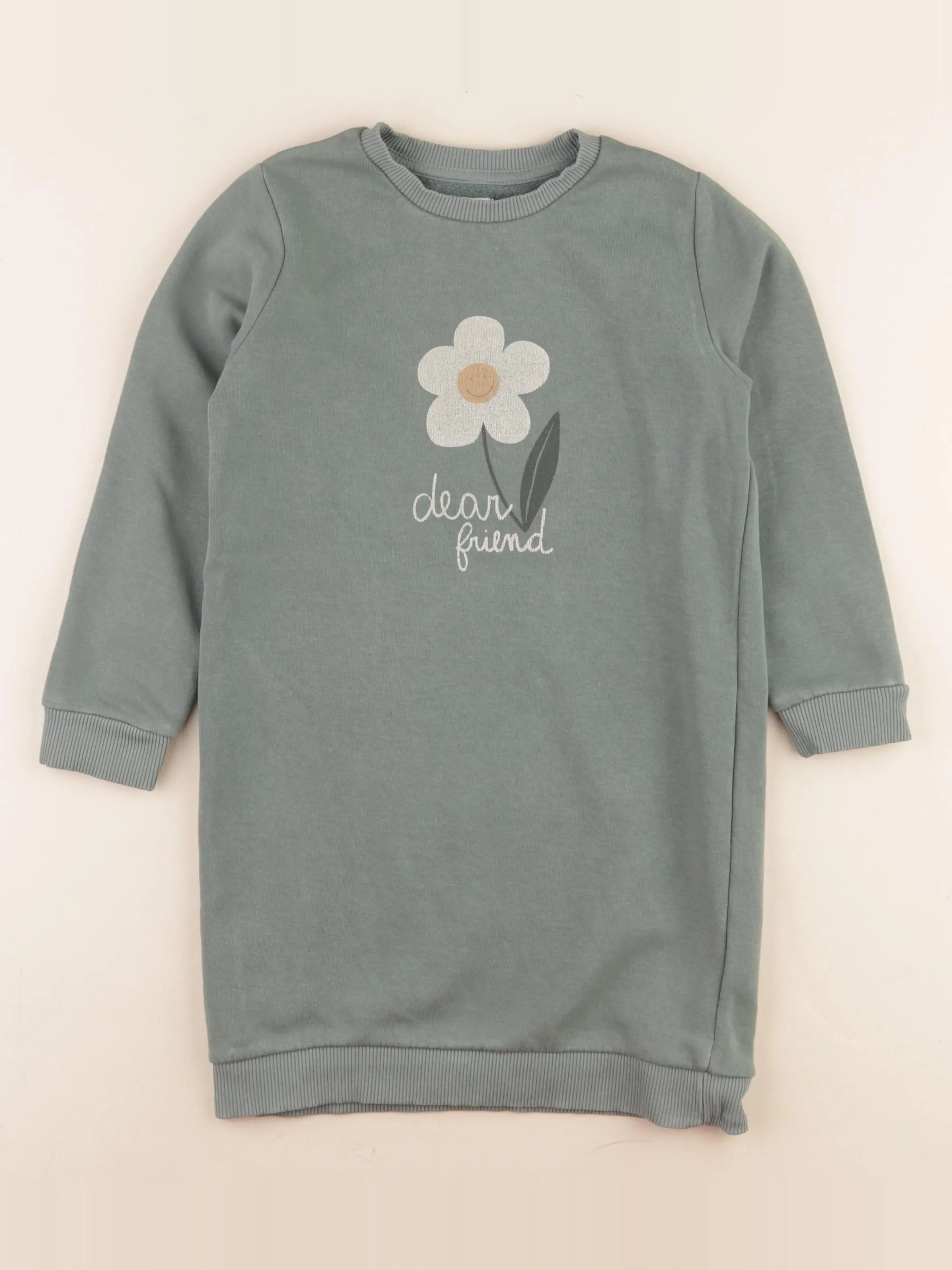 Vertbaudet - robe vert - 6 ans