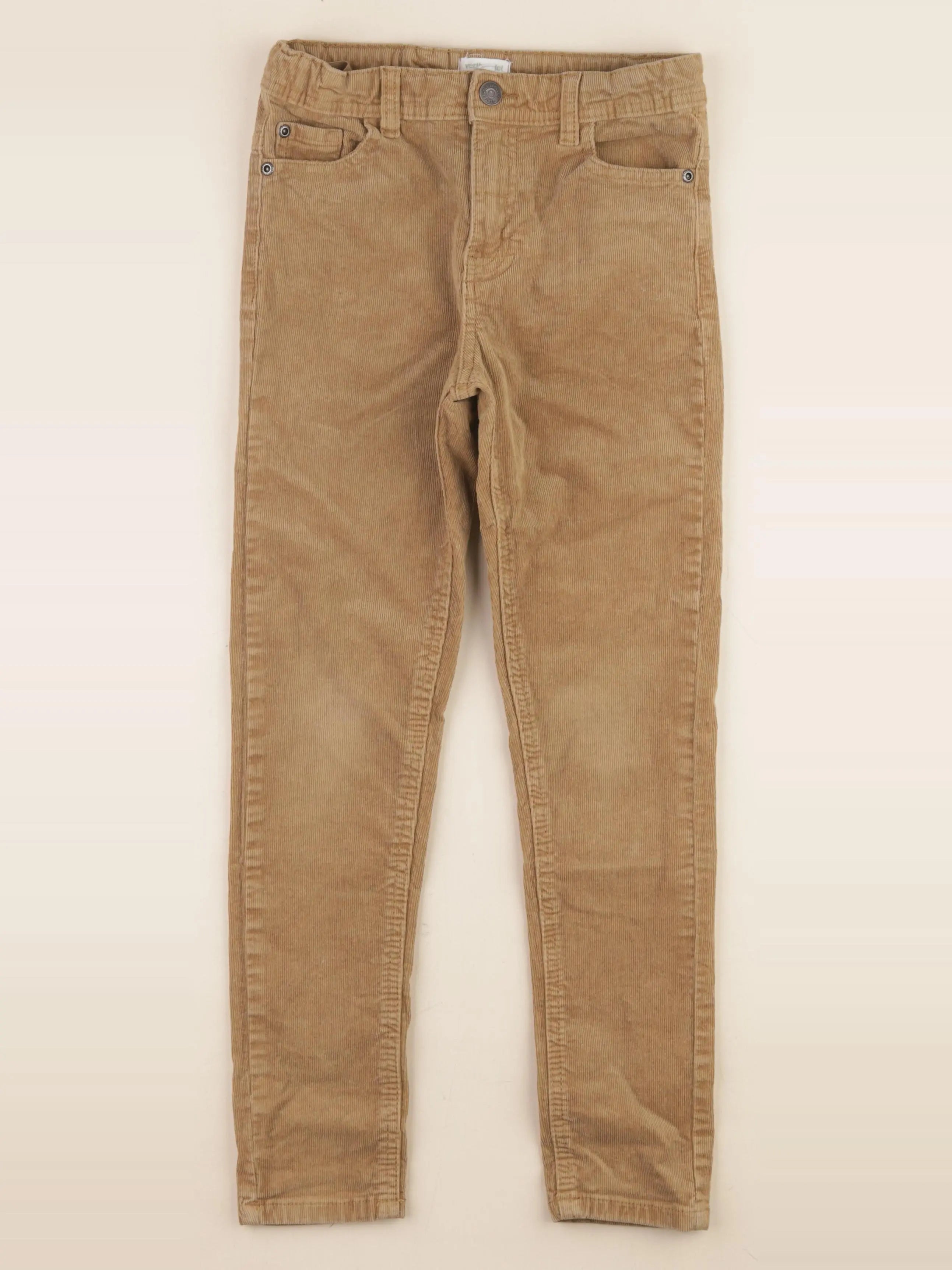 Vertbaudet - pantalon marron - 9 ans