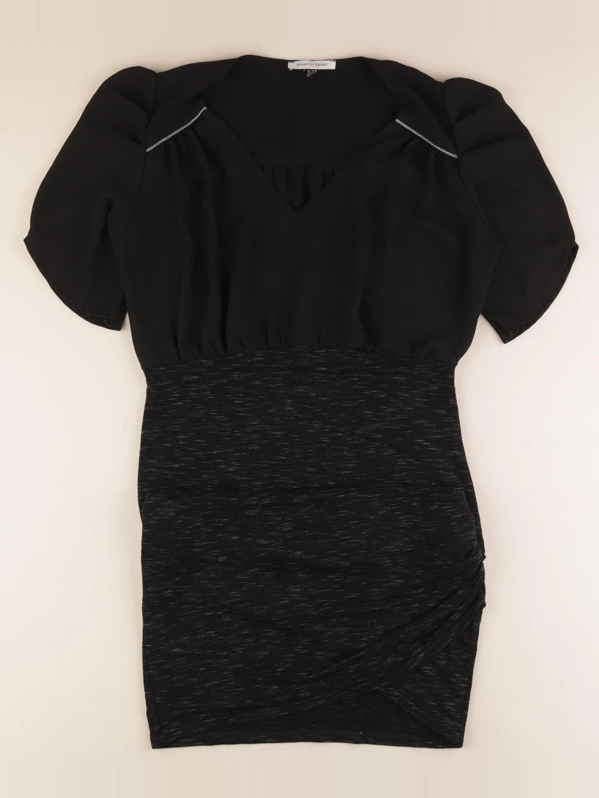 Envie de fraise - robe grossesse noir - 40